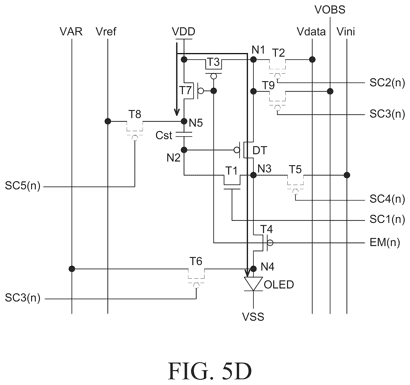 Patent US12437718 Figure 8 – Pixel and organic light emitting display device comprising the same