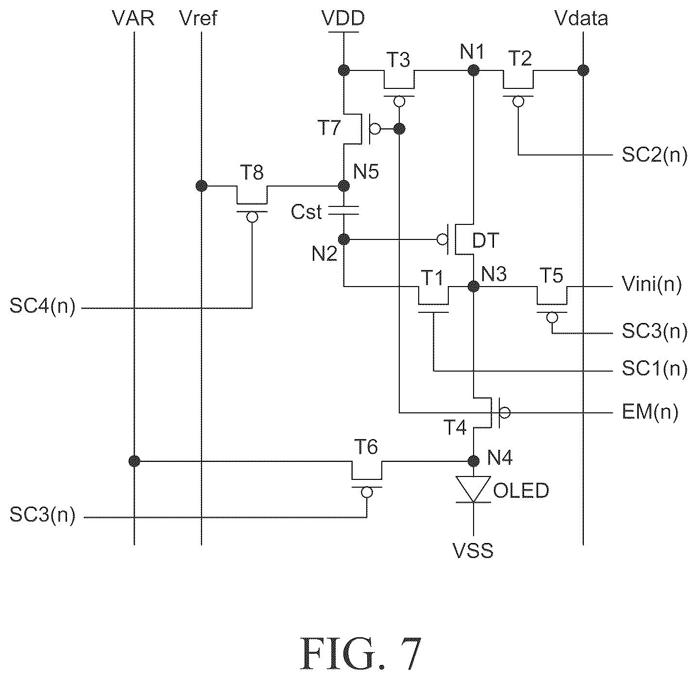 Patent US12437718 Figure 10 – Pixel and organic light emitting display device comprising the same
