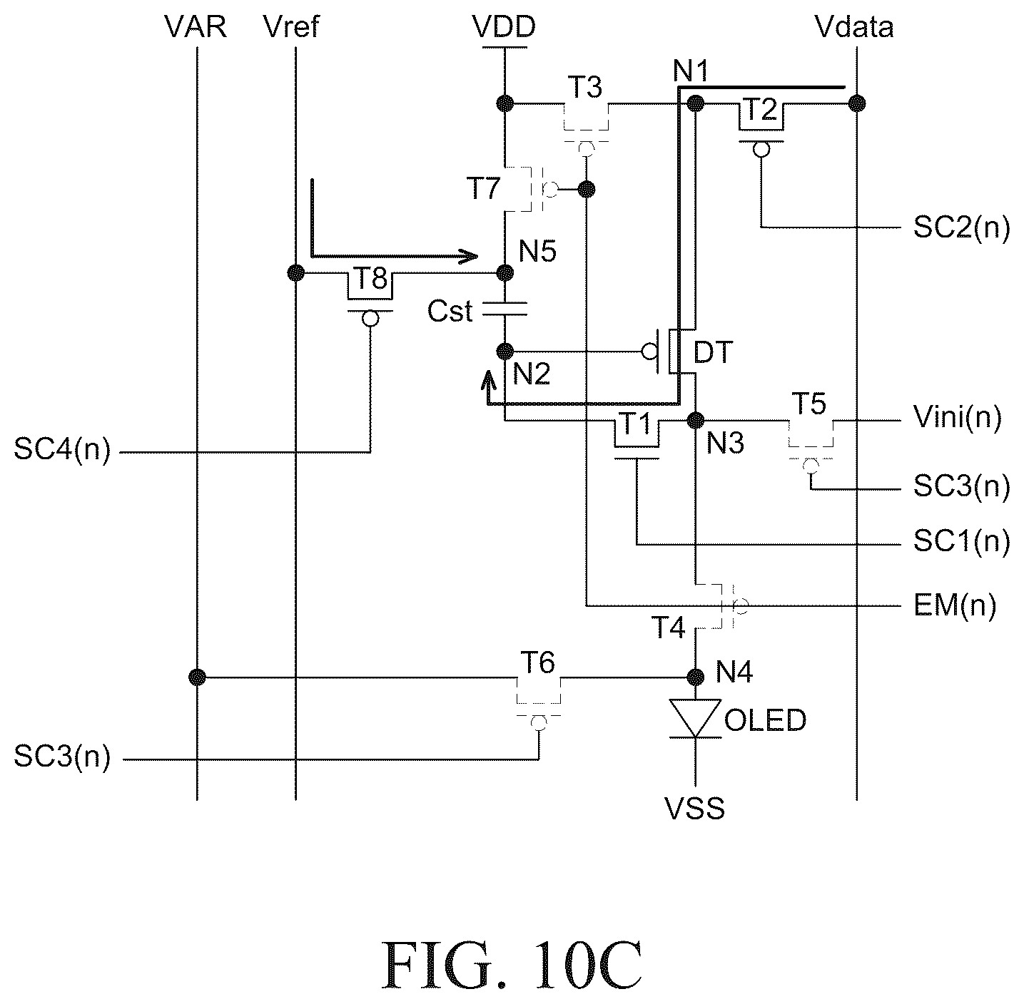 Patent US12437718 Figure 15 – Pixel and organic light emitting display device comprising the same