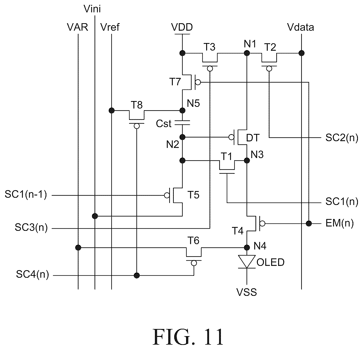 Patent US12437718 Figure 17 – Pixel and organic light emitting display device comprising the same