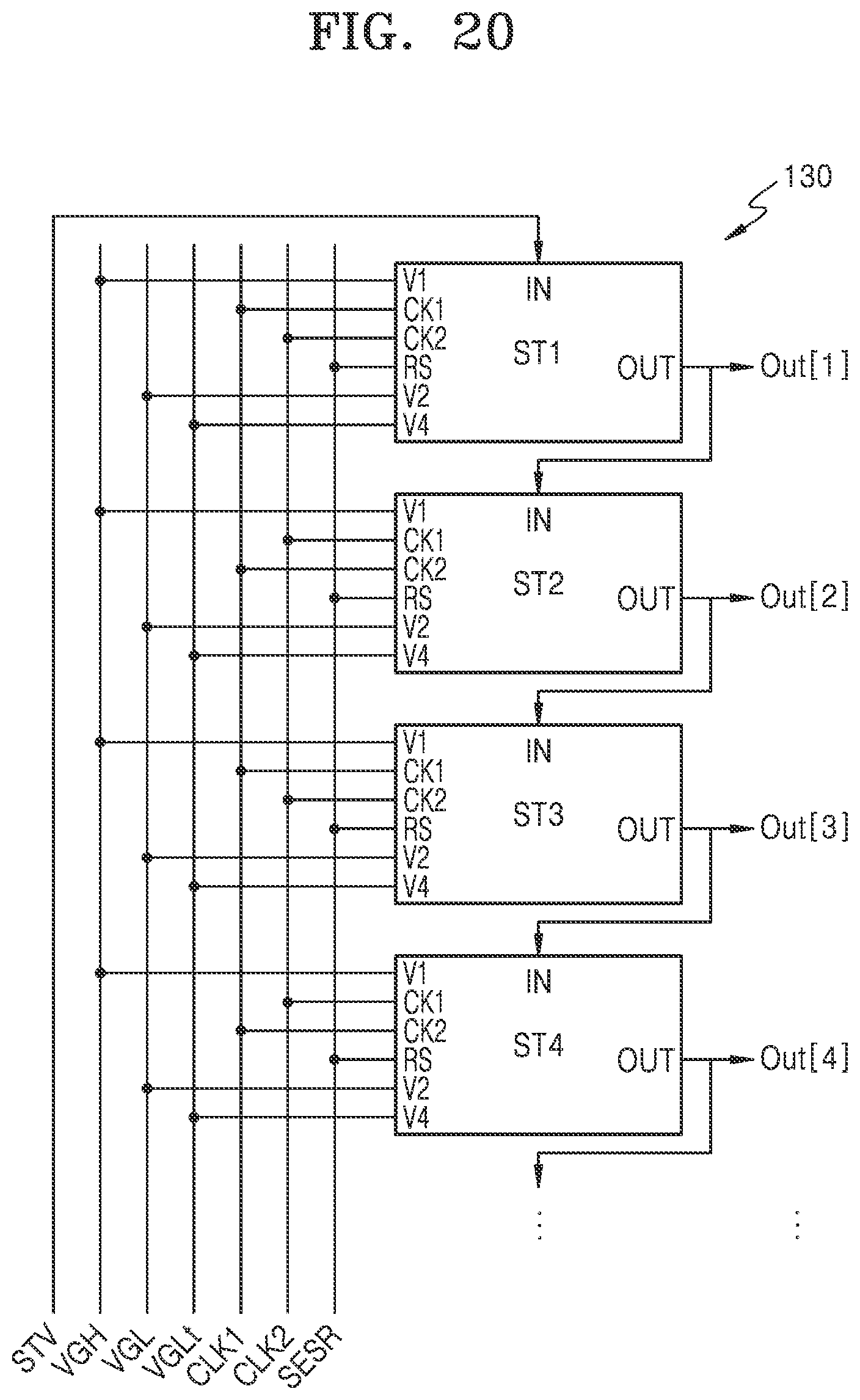 Patent US12437724 Figure 20 – Scan driver