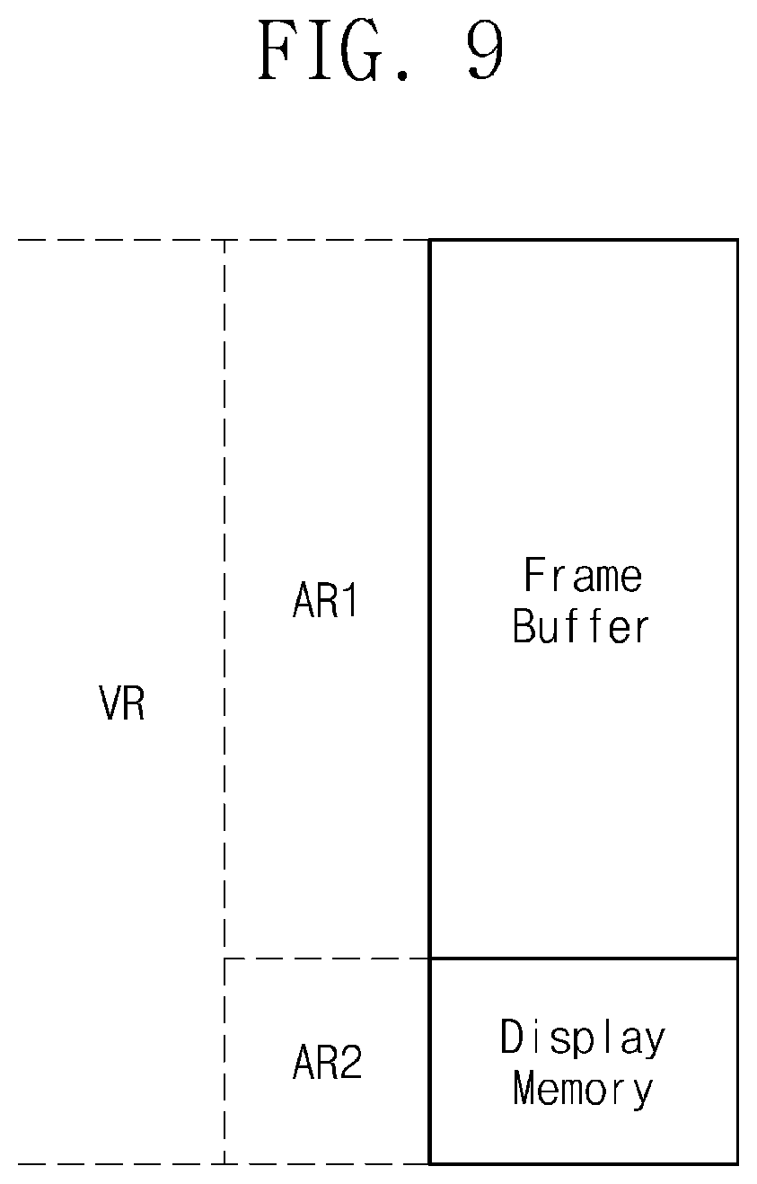Patent US12437733 Figure 9 – Electronic device including nonvolatile memory, display panel and display driver circuit, and operating method of electronic device