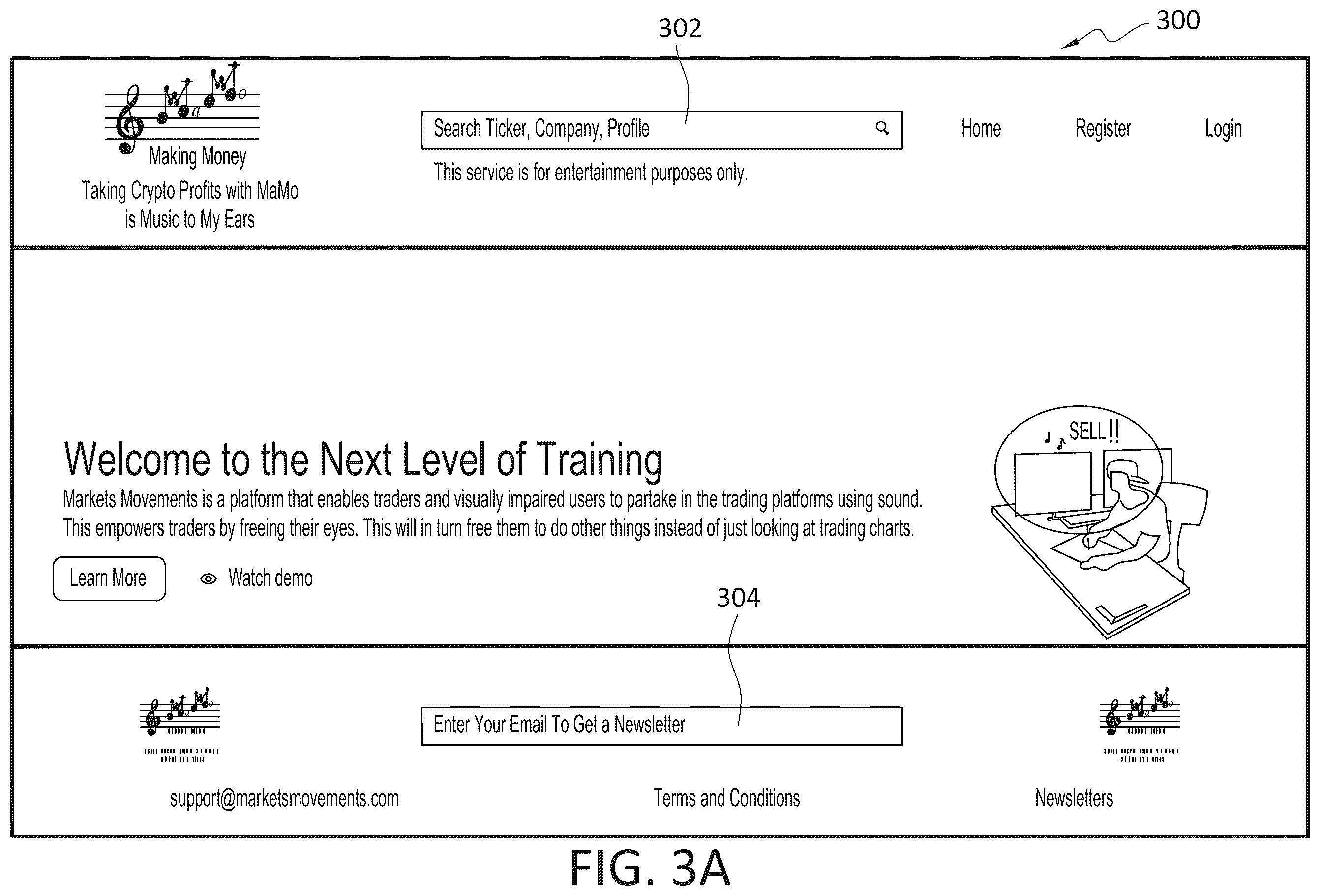 Patent US12437736 Figure 4 – Audible user interface and method for analyzing and tracking financial assets