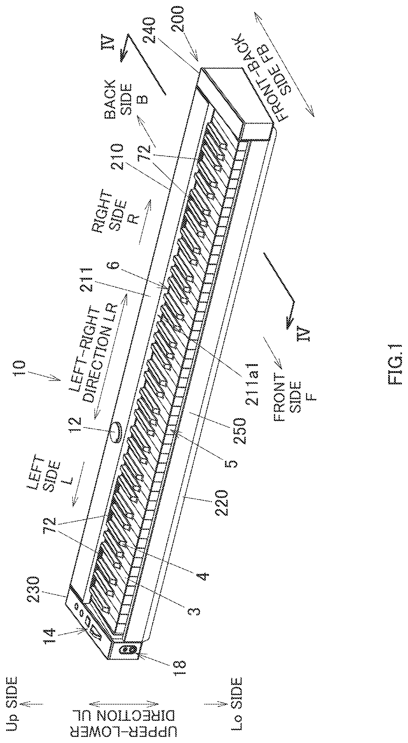 Patent US12437738 Figure 1 – Case and keyboard instrument