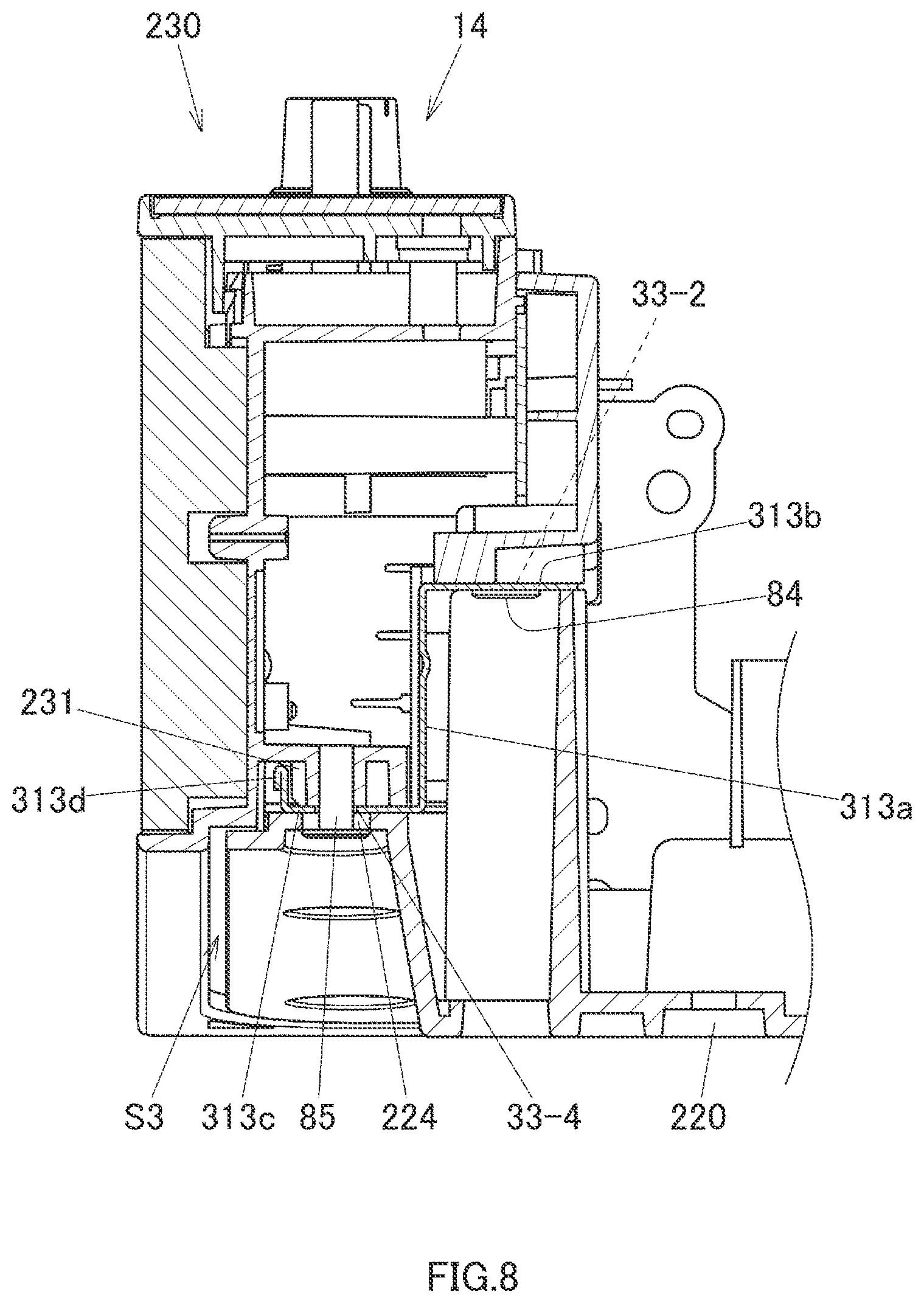 Patent US12437738 Figure 8 – Case and keyboard instrument