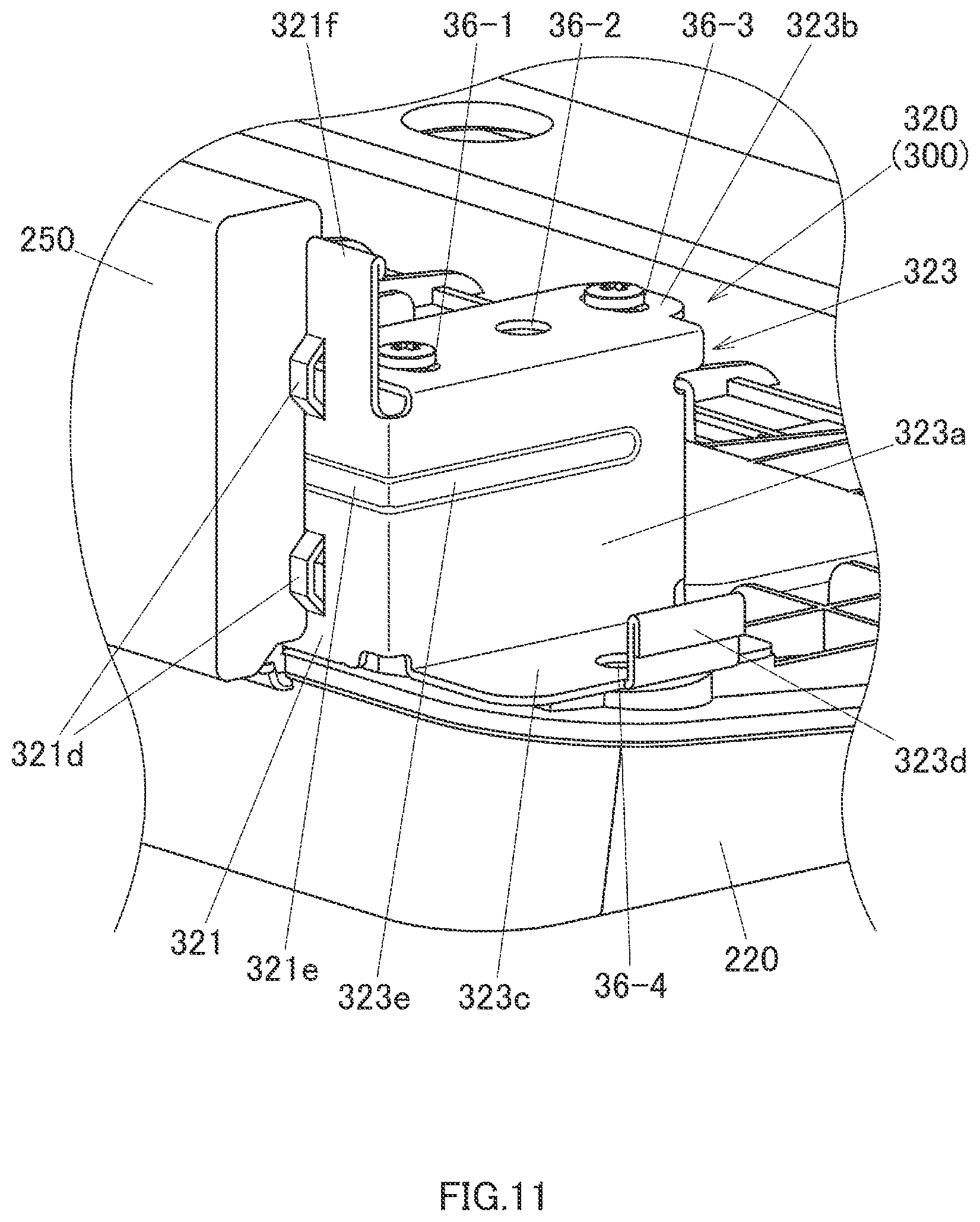 Patent US12437738 Figure 11 – Case and keyboard instrument