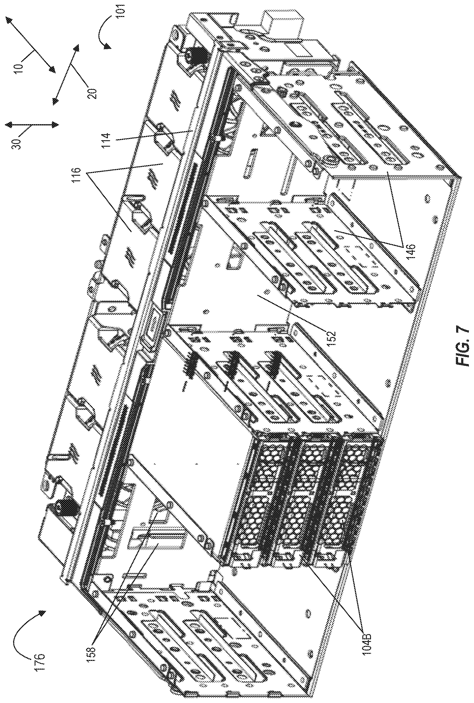 Patent US12437740 Figure 7 – System and method of absorbing airborne noise in a computing system