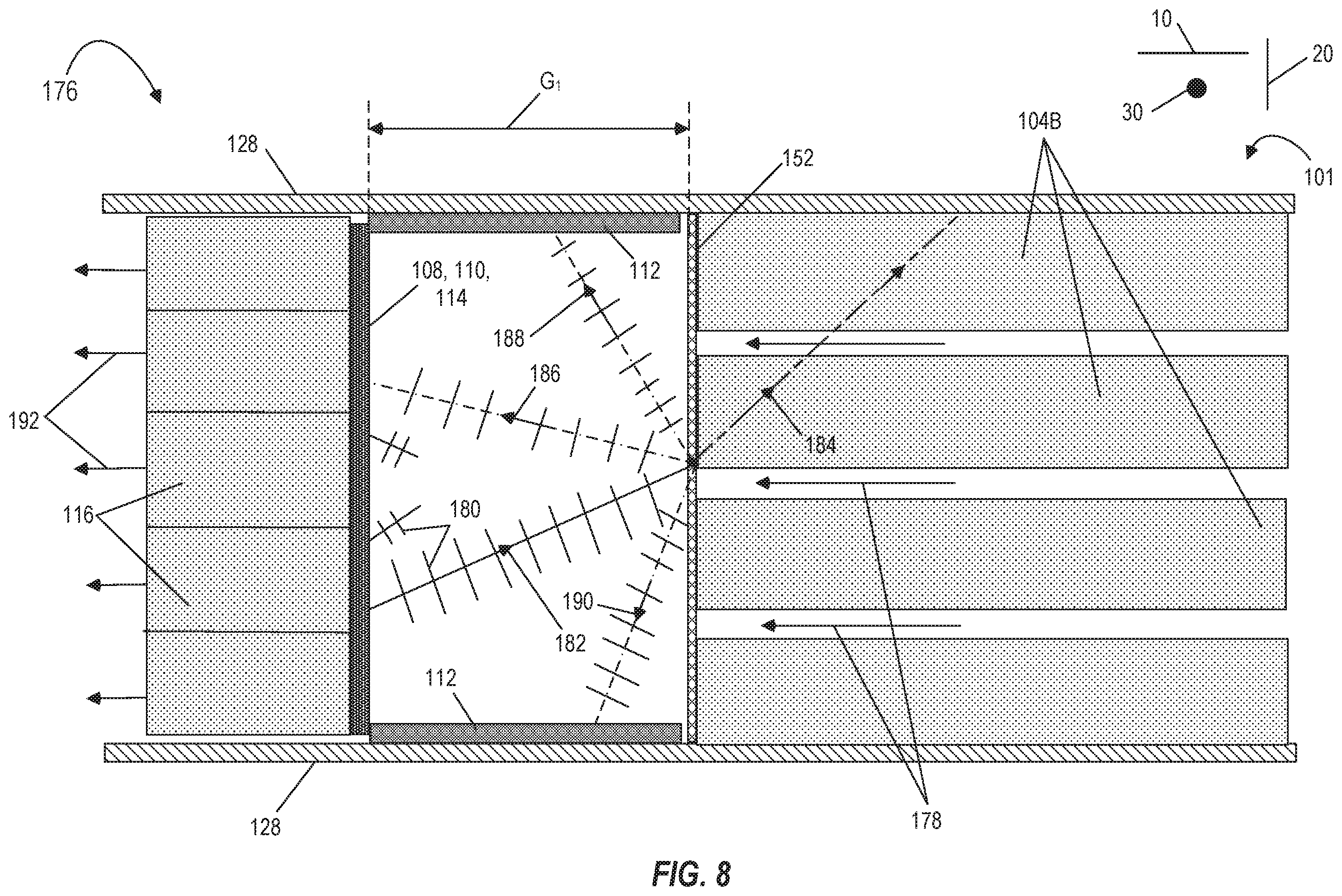 Patent US12437740 Figure 8 – System and method of absorbing airborne noise in a computing system