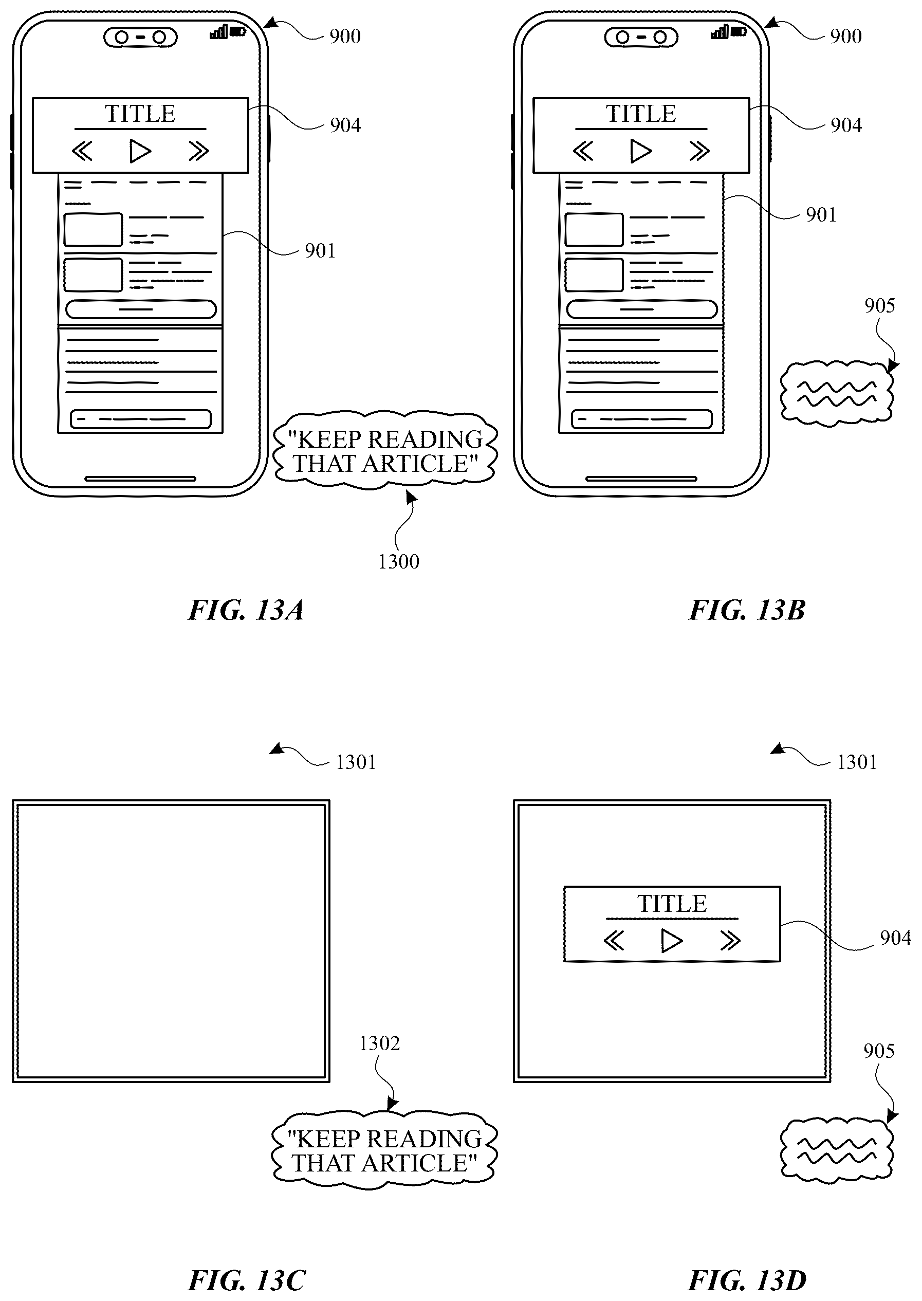 Patent US12437747 Figure 17 – Digital assistant for providing and modifying an output of an electronic document