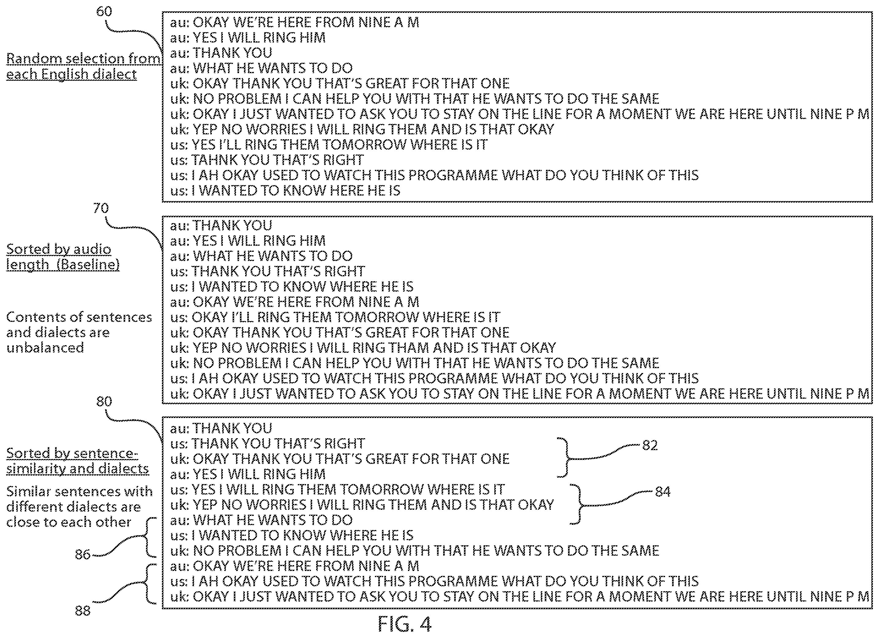 Patent US12437749 Figure 4 – Training data sequence for RNN-T based global English model