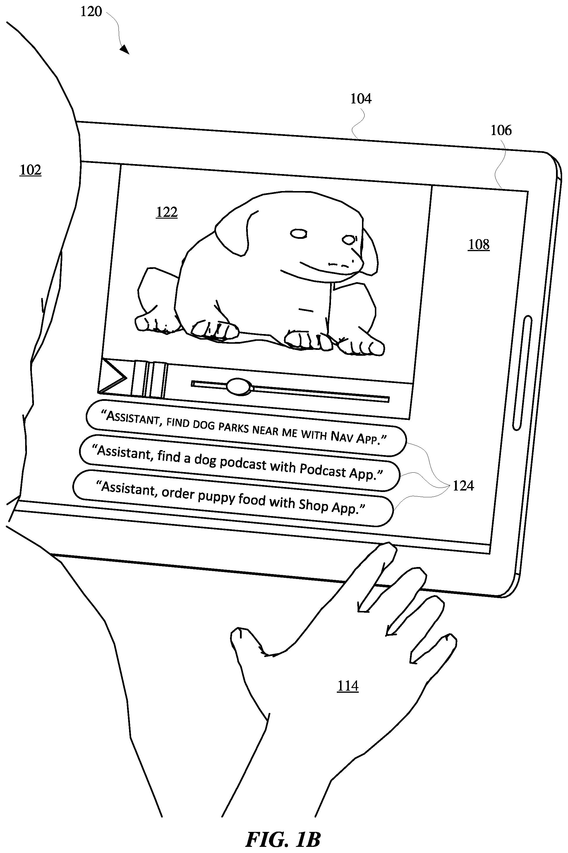 Patent US12437760 Figure 2 – Generating and/or causing rendering of video playback-based assistant suggestion(s) that link to other application(s)