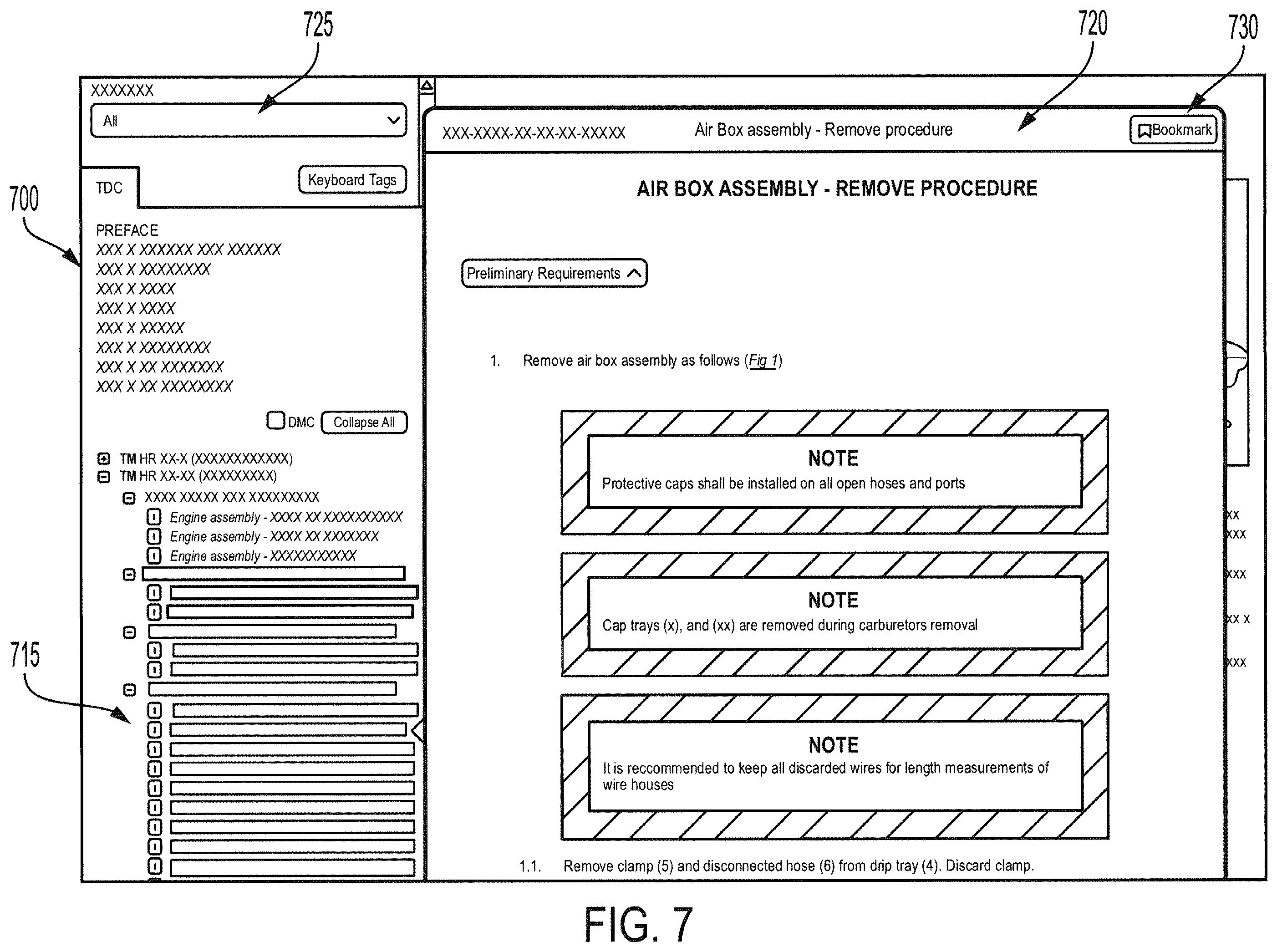 Patent US12437762 Figure 10 – Providing enhanced functionality in an interactive electronic technical manual