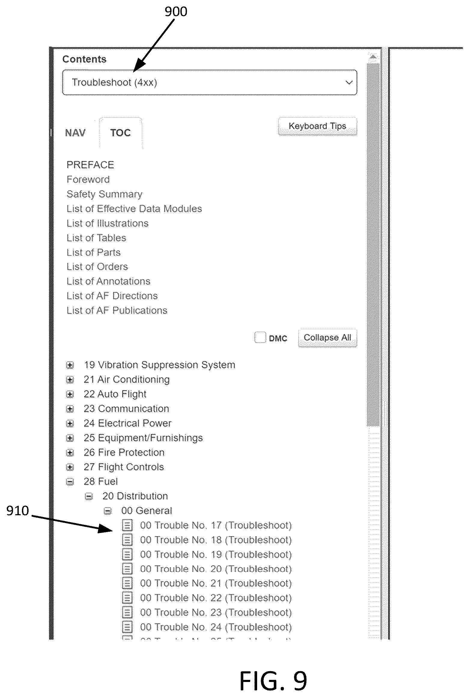 Patent US12437762 Figure 12 – Providing enhanced functionality in an interactive electronic technical manual