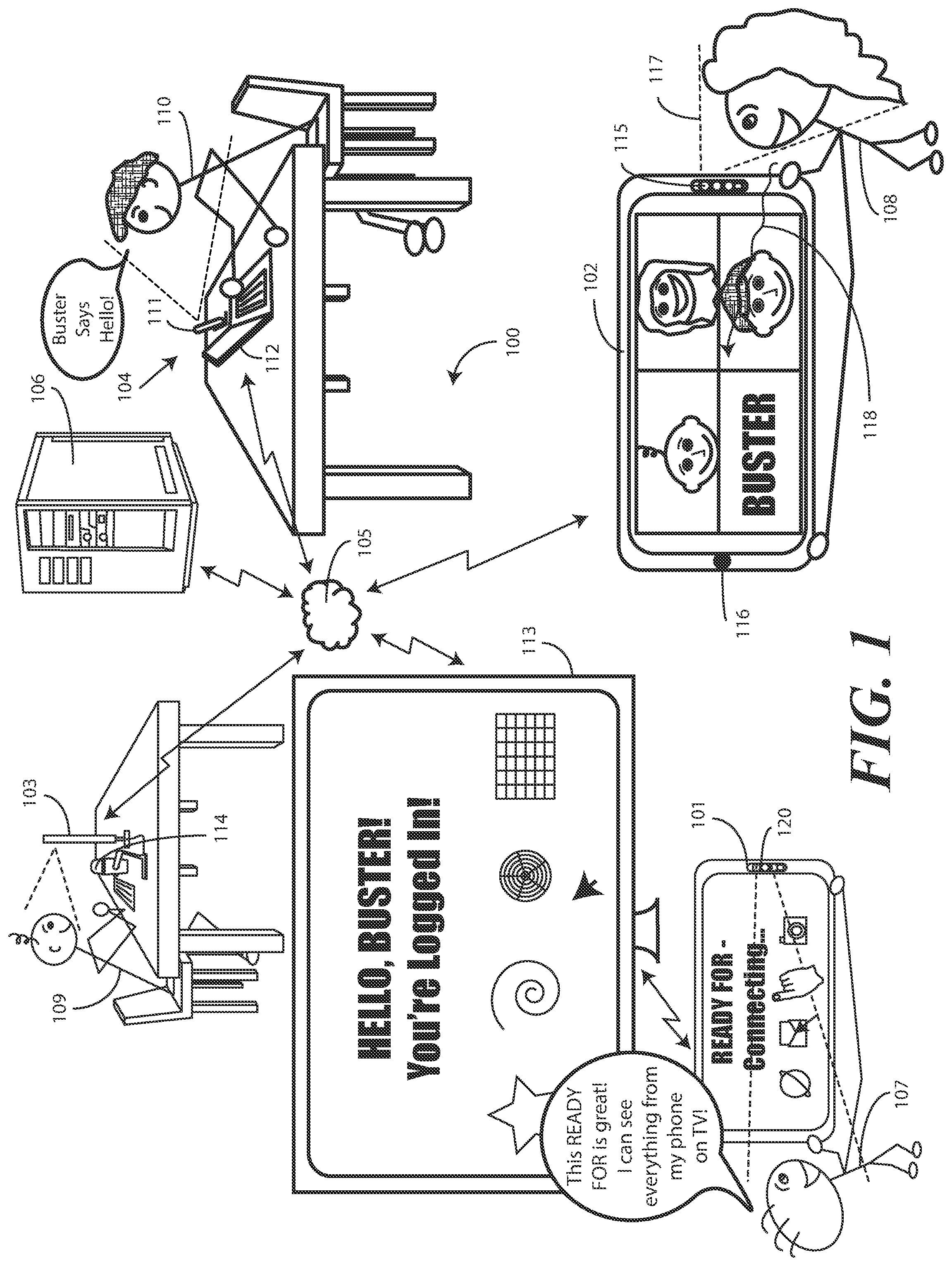 Patent US12437772 — Methods, systems, and devices for spectrally adjusting audio gain in videoconference and other applications — Figure 1