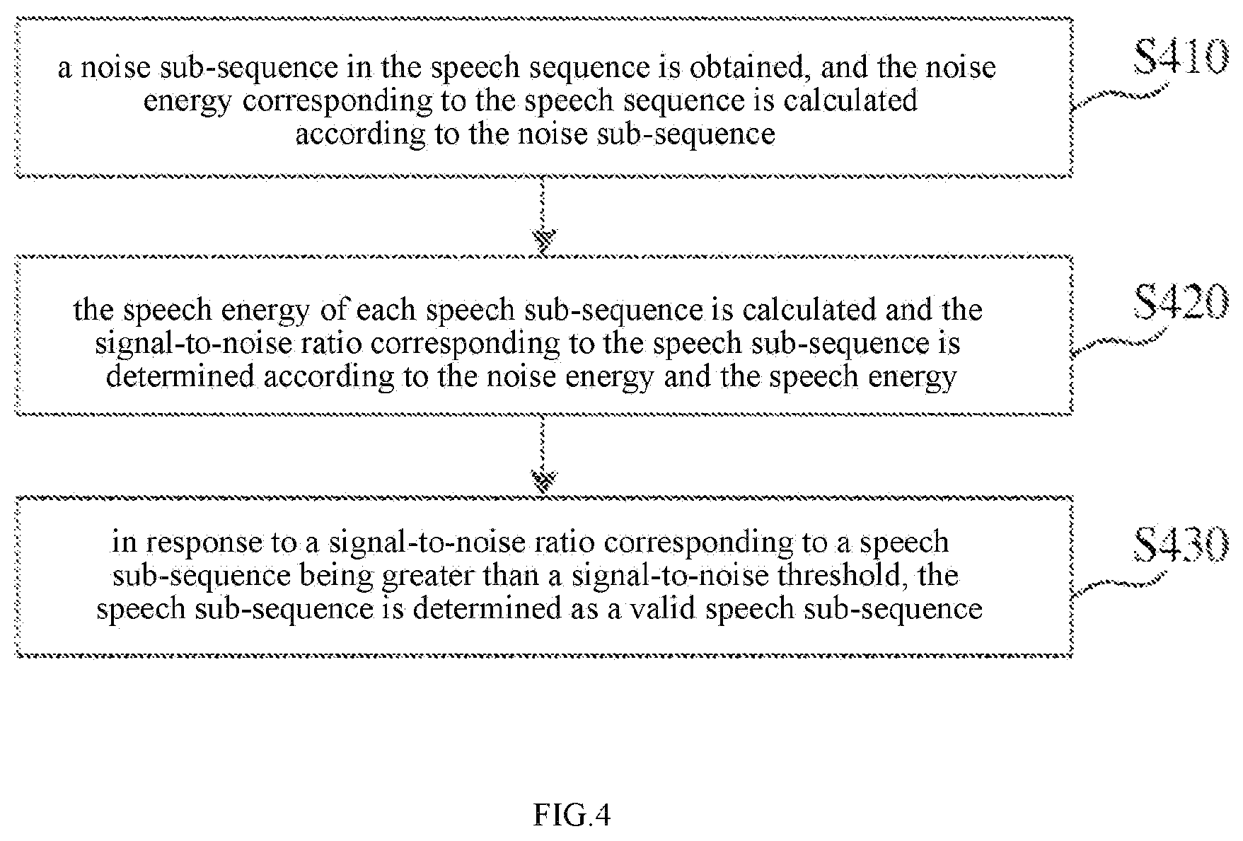 Patent US12437775 Figure 4 – Speech processing method, computer storage medium, and electronic device