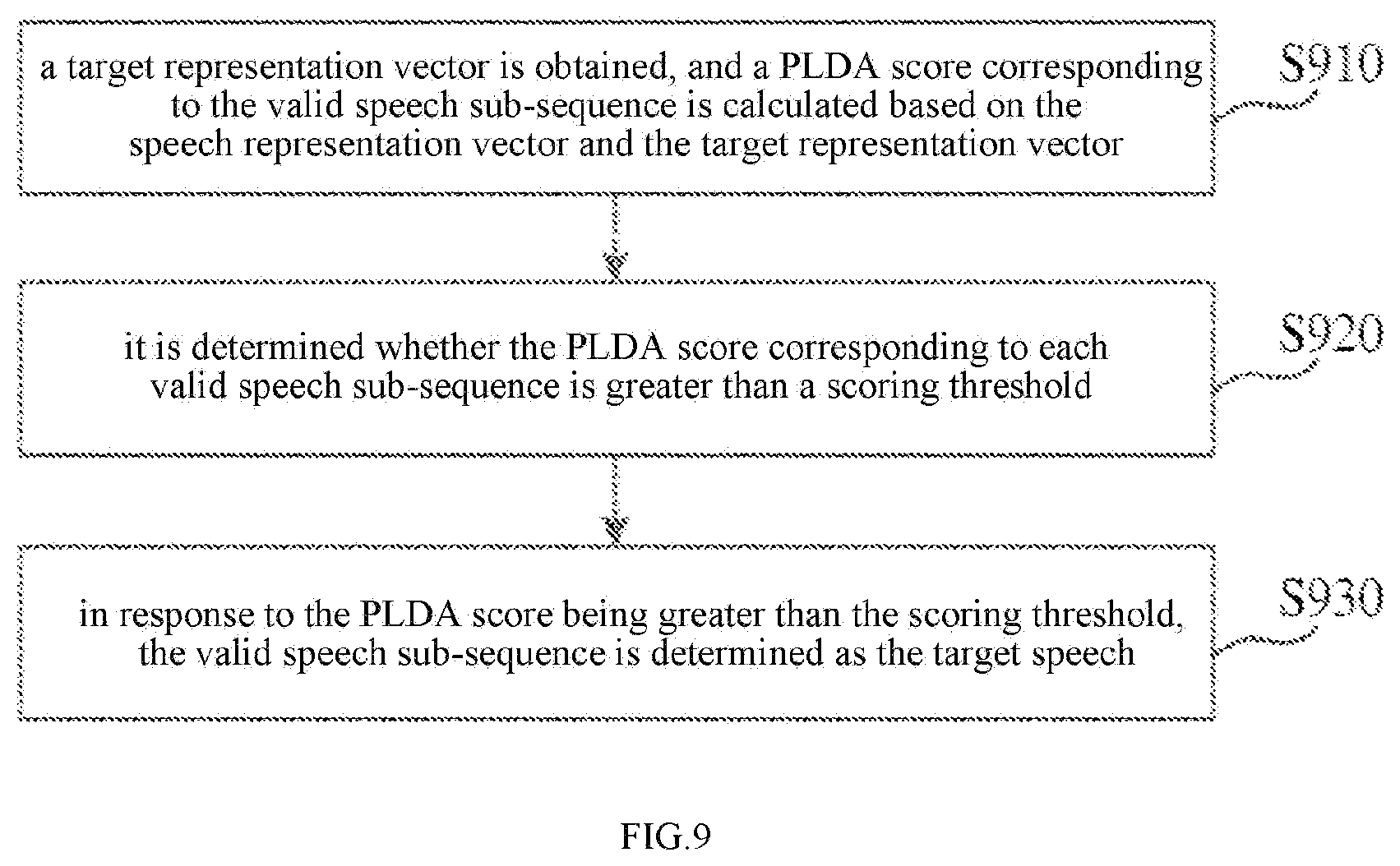 Patent US12437775 Figure 9 – Speech processing method, computer storage medium, and electronic device