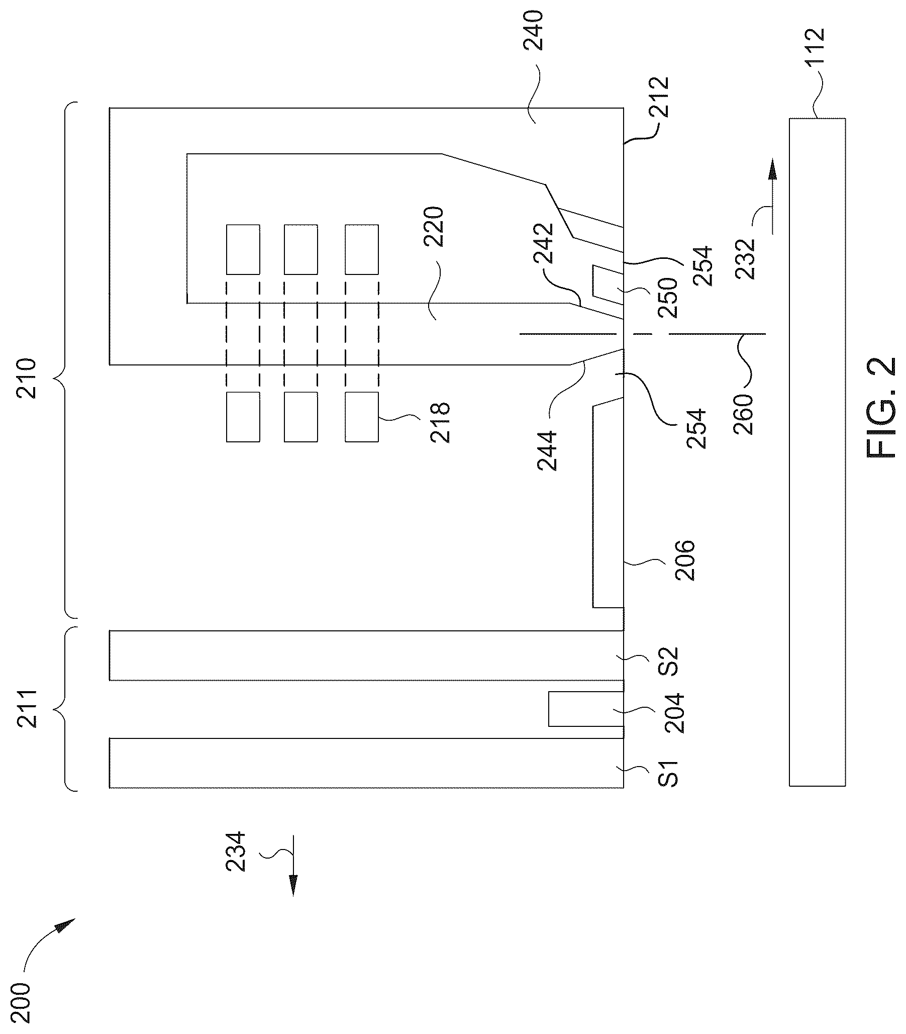 Patent US12437780 Figure 2 – DFL TDMR middle shield throat height control for improved stability