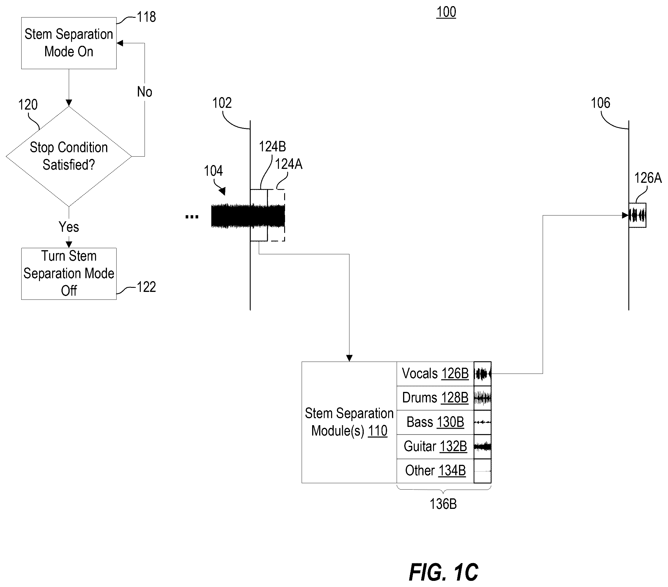 Patent US12437786 Figure 3 – Stem separation systems and devices