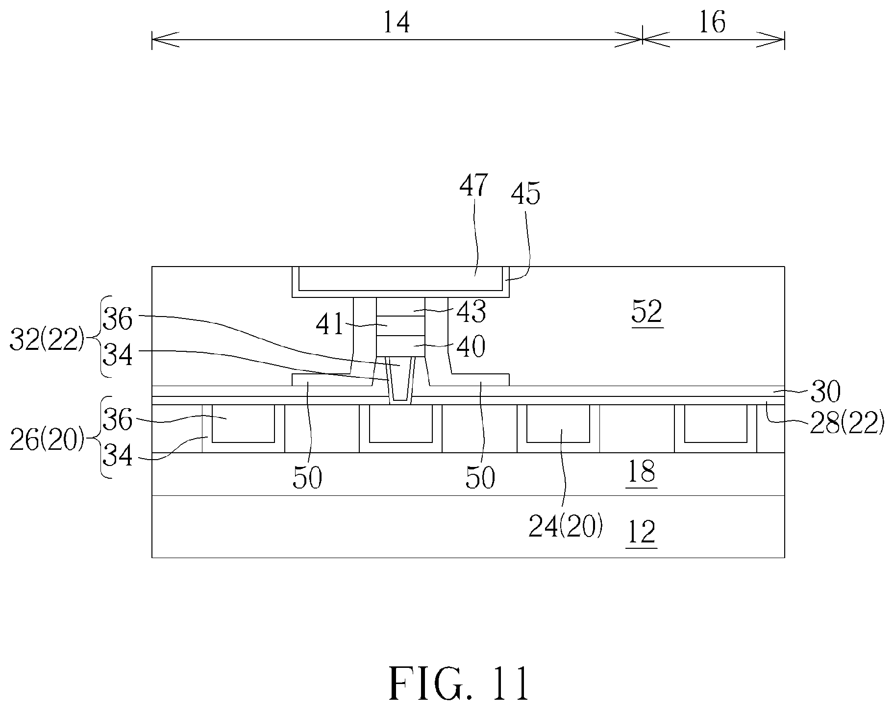 Patent US12437790 Figure 6 – Semiconductor structure and manufacturing method thereof