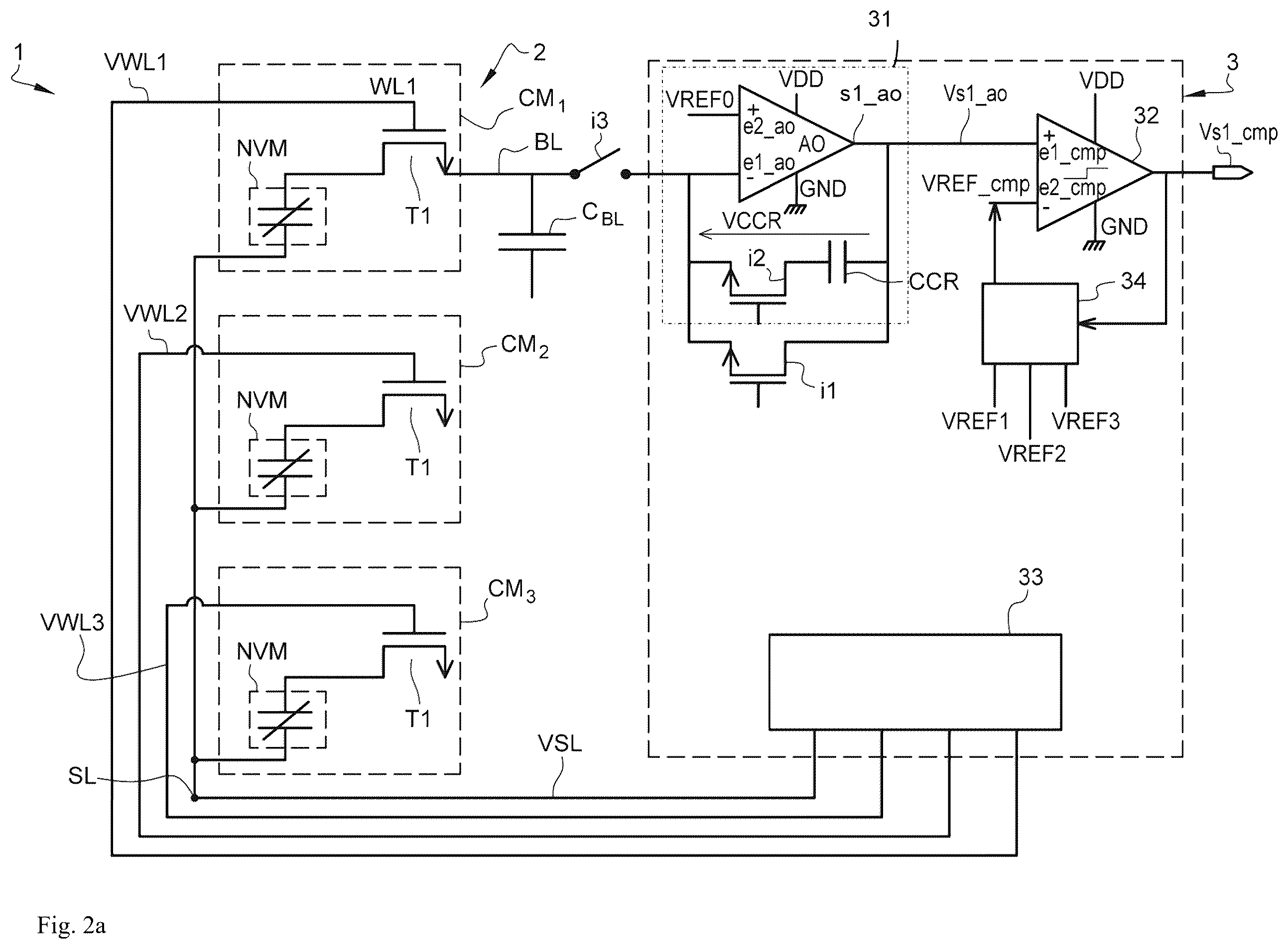 Patent US12437792 Figure 2 – Data logic processing circuit integrated in a data storage circuit