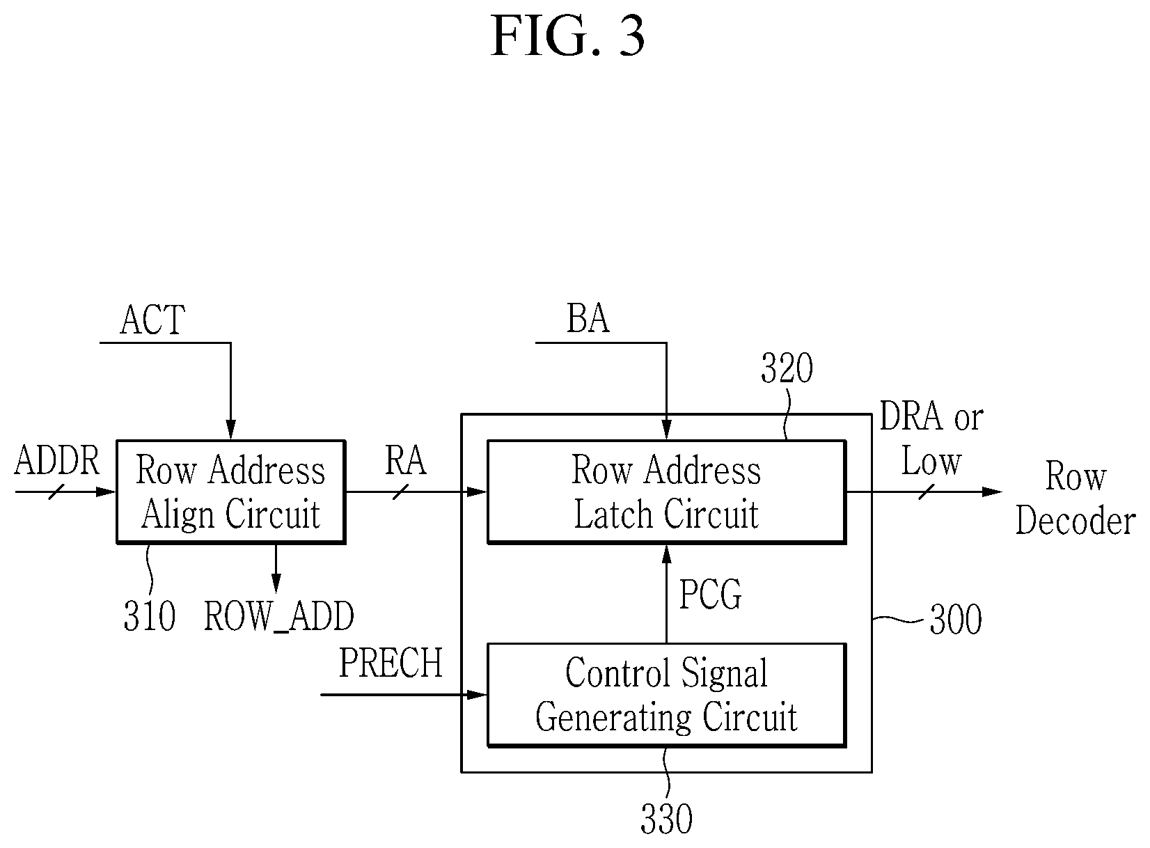 Patent US12437797 Figure 3 – Memory device and precharging method thereof