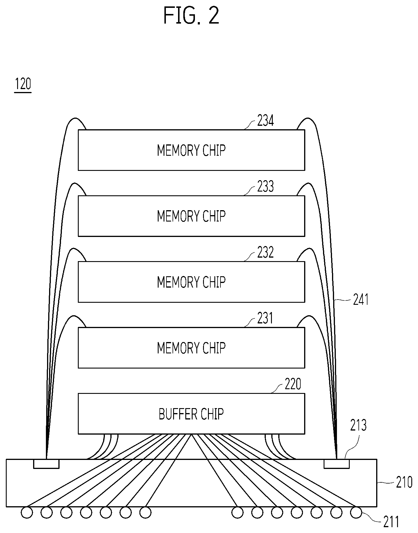 Patent US12437803 Figure 2 – Buffer chip, semiconductor package including buffer chip and memory chip, operation method of buffer chip, and operation method of semiconductor package