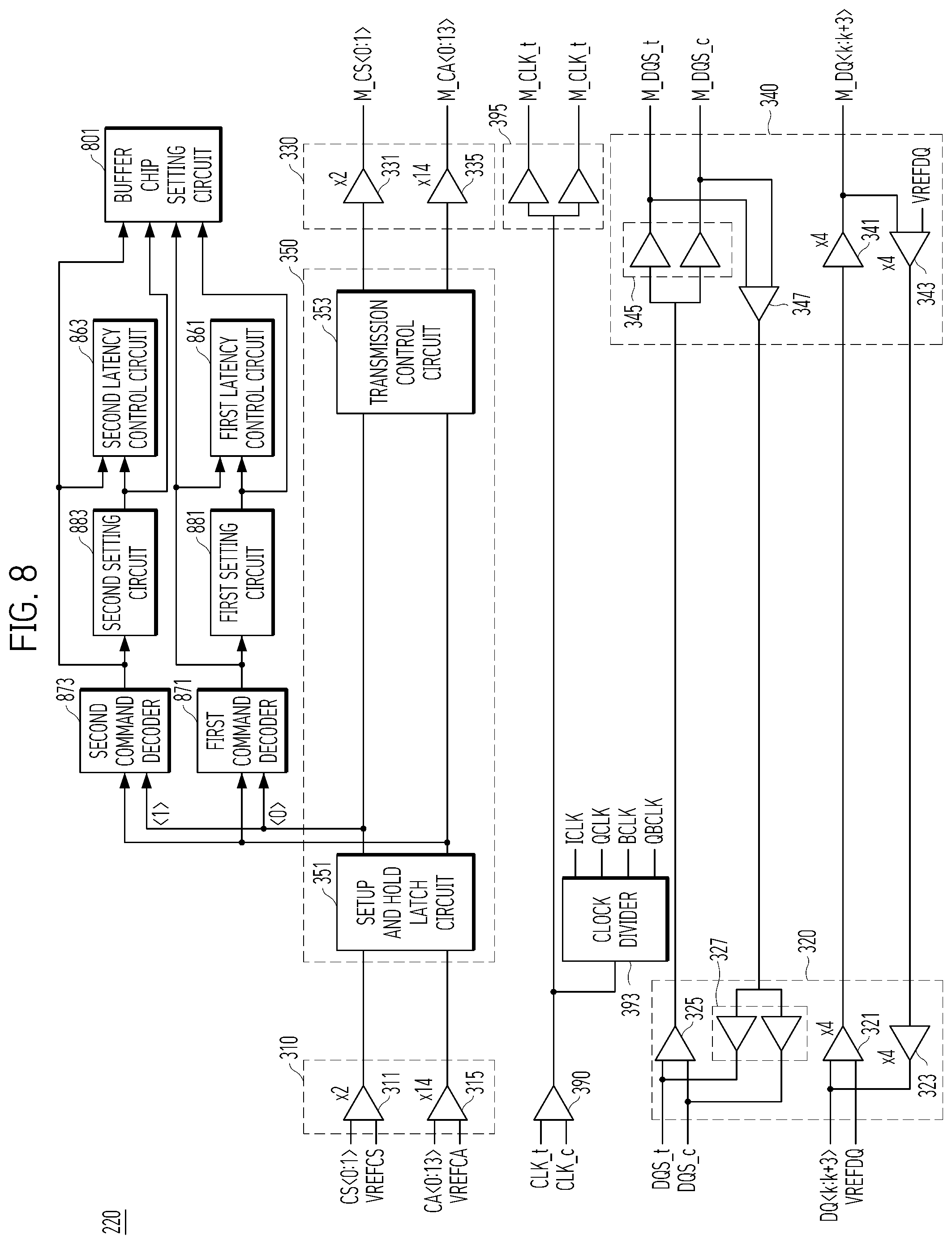 Patent US12437803 Figure 8 – Buffer chip, semiconductor package including buffer chip and memory chip, operation method of buffer chip, and operation method of semiconductor package