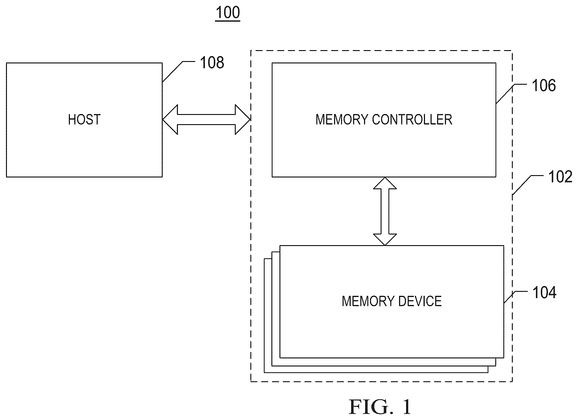 Patent US12437816 Figure 1 – Memory, a memory system, and a method for operating memory