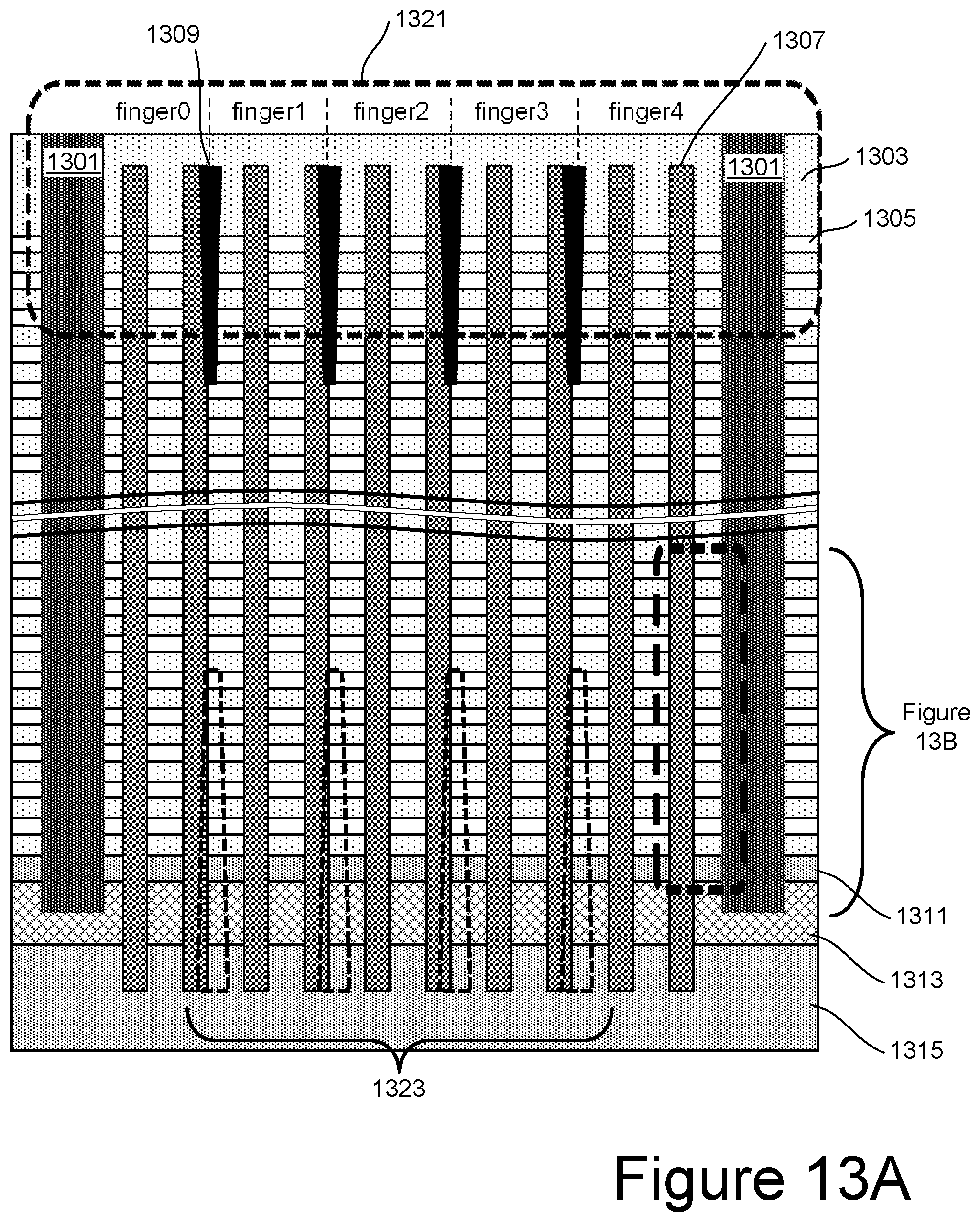 Patent US12437817 Figure 18 – Sub-block separation in NAND memory through word line based selectors
