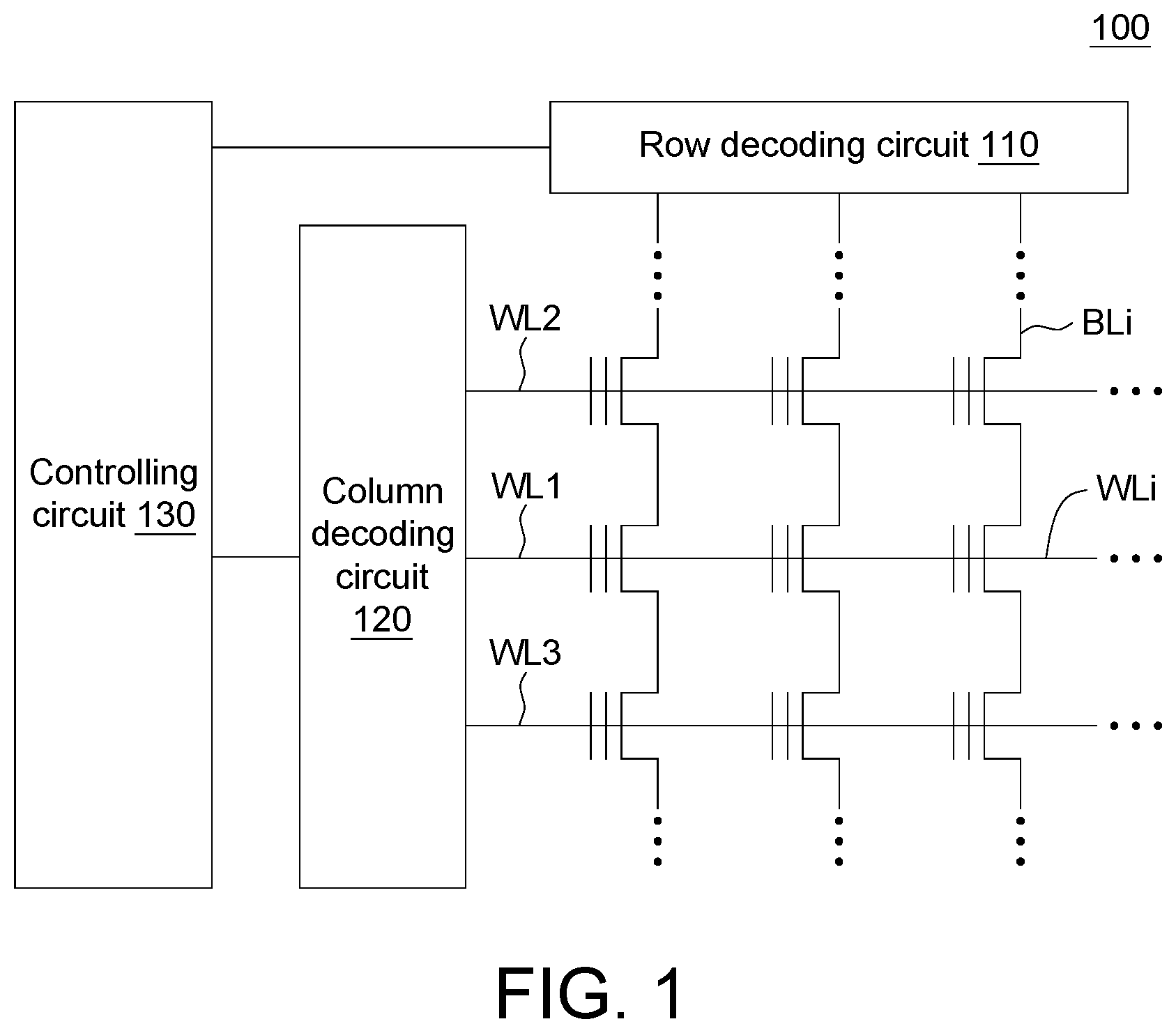 Patent US12437822 Figure 1 – Memory device and reading method thereof