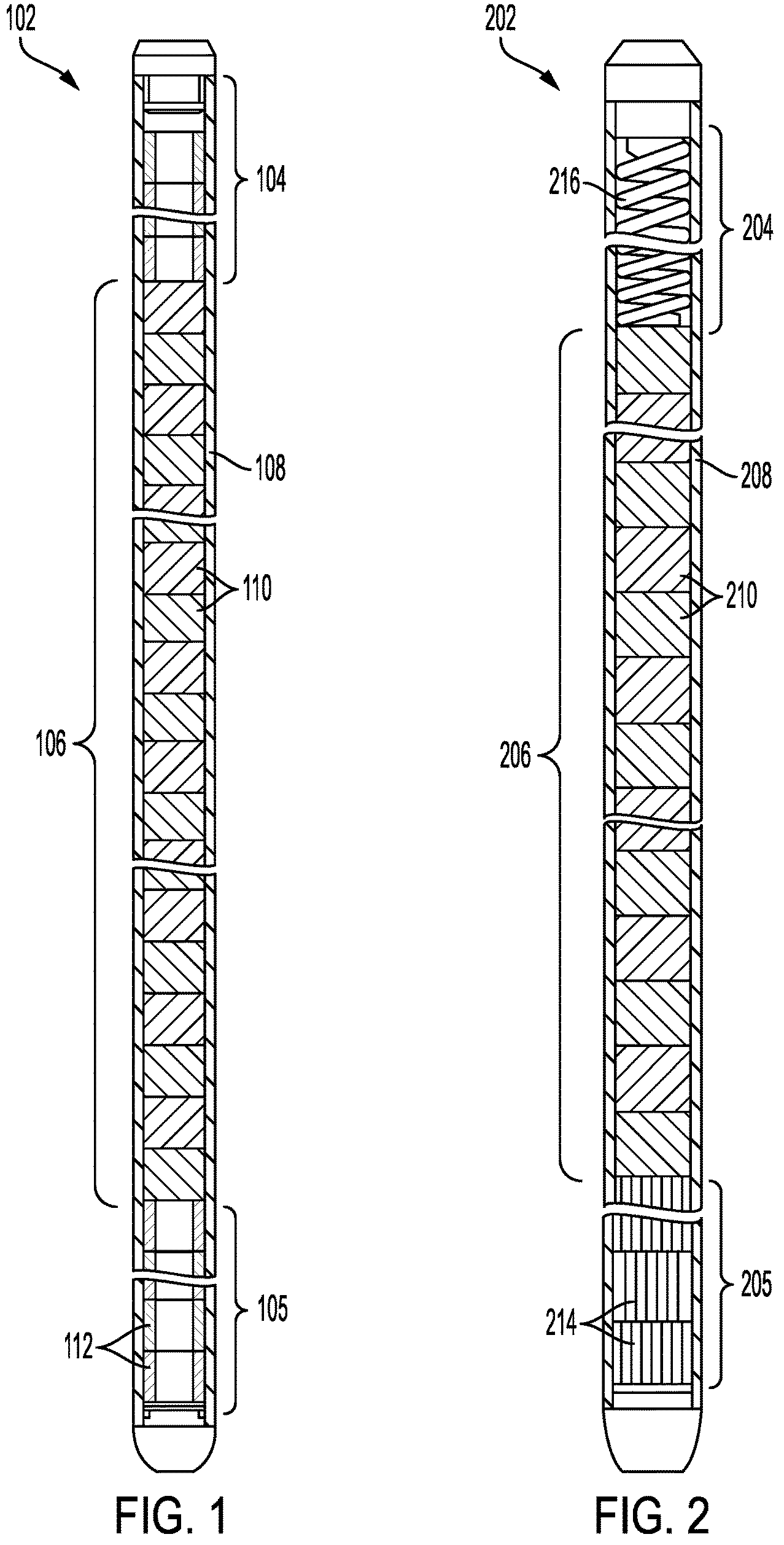 Patent US12437884 Figure 1 – Nuclear fuel rod having cladding with varying diameter