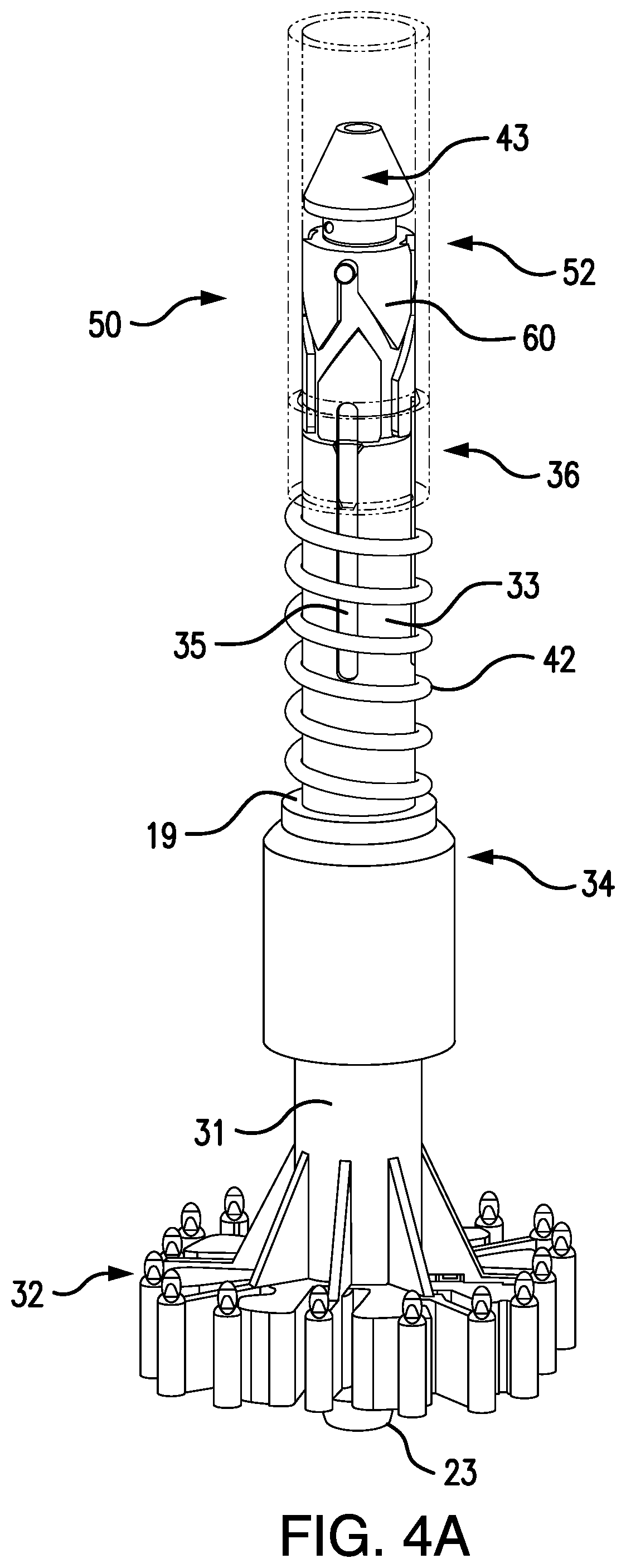Patent US12437886 Figure 4 – Control rod remote disconnect mechanism