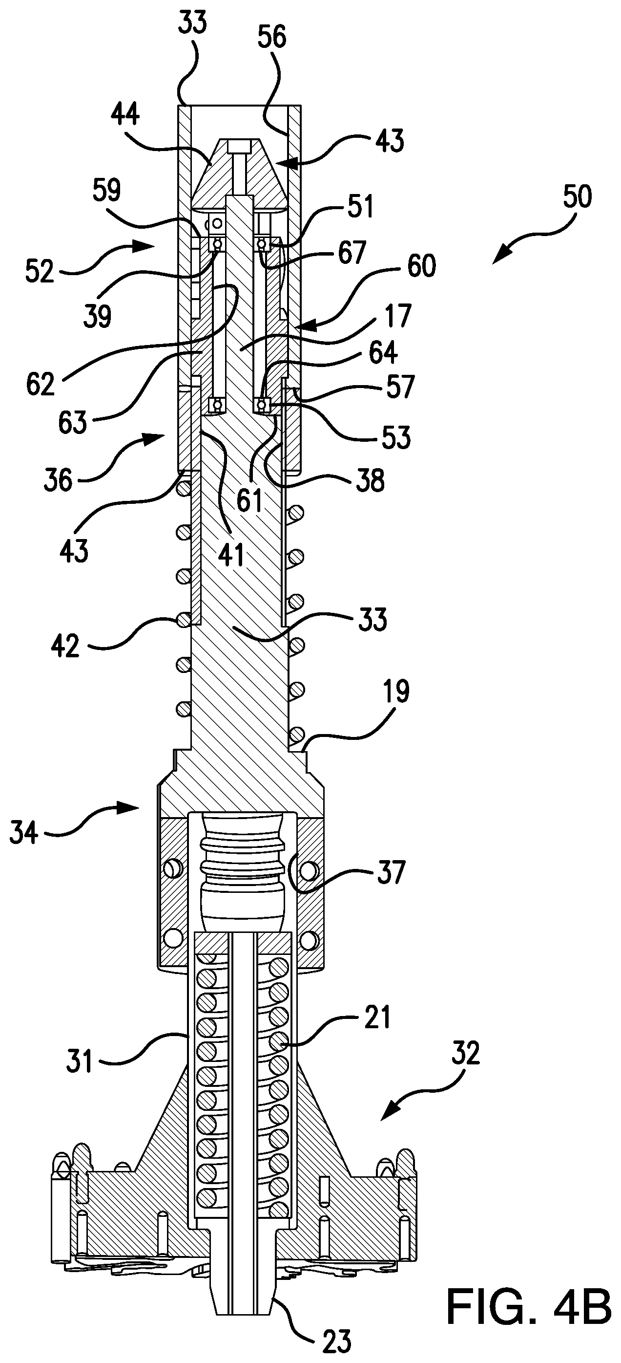 Patent US12437886 Figure 5 – Control rod remote disconnect mechanism