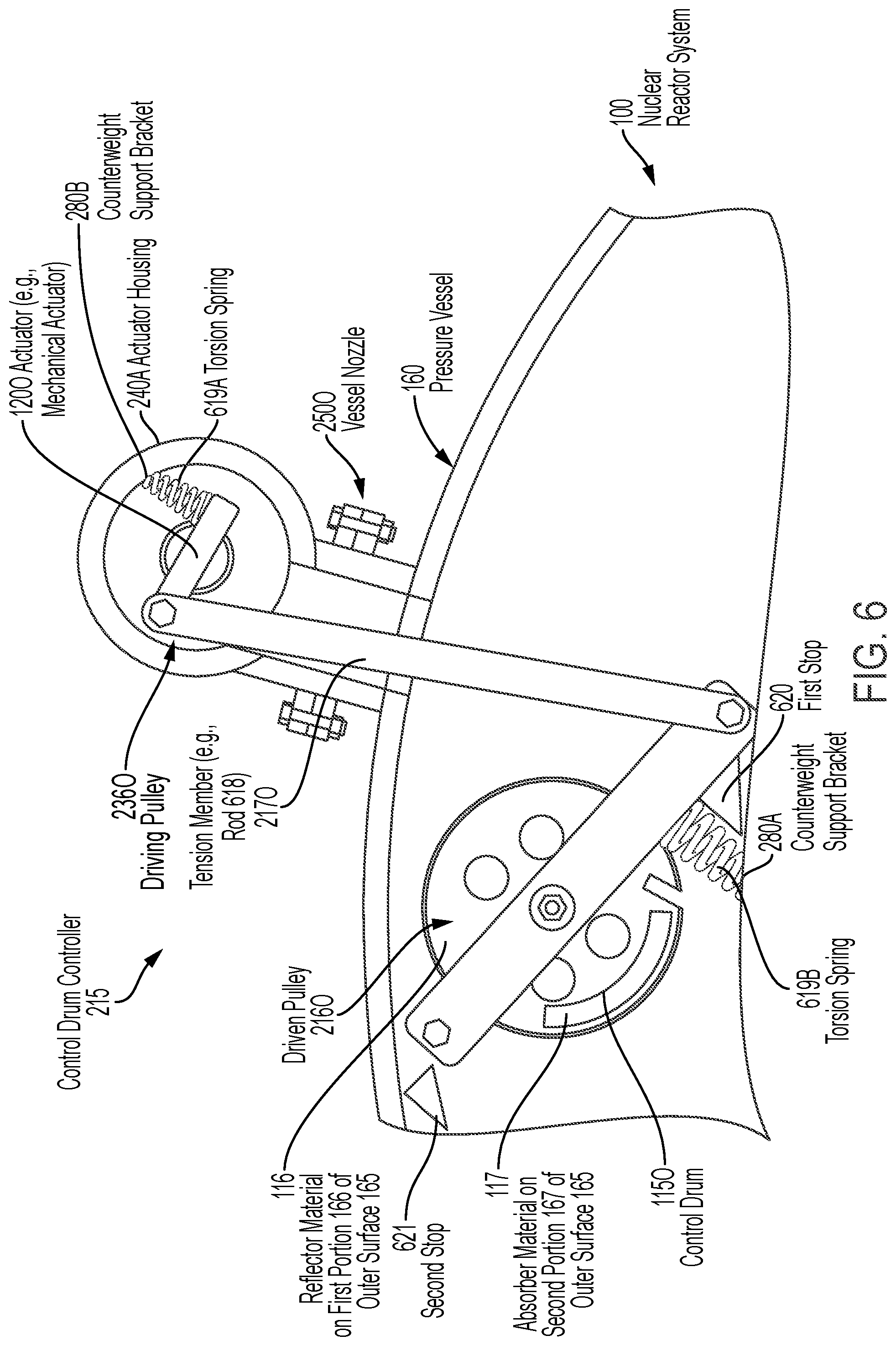 Patent US12437887 Figure 9 – Control drum controller for nuclear reactor system