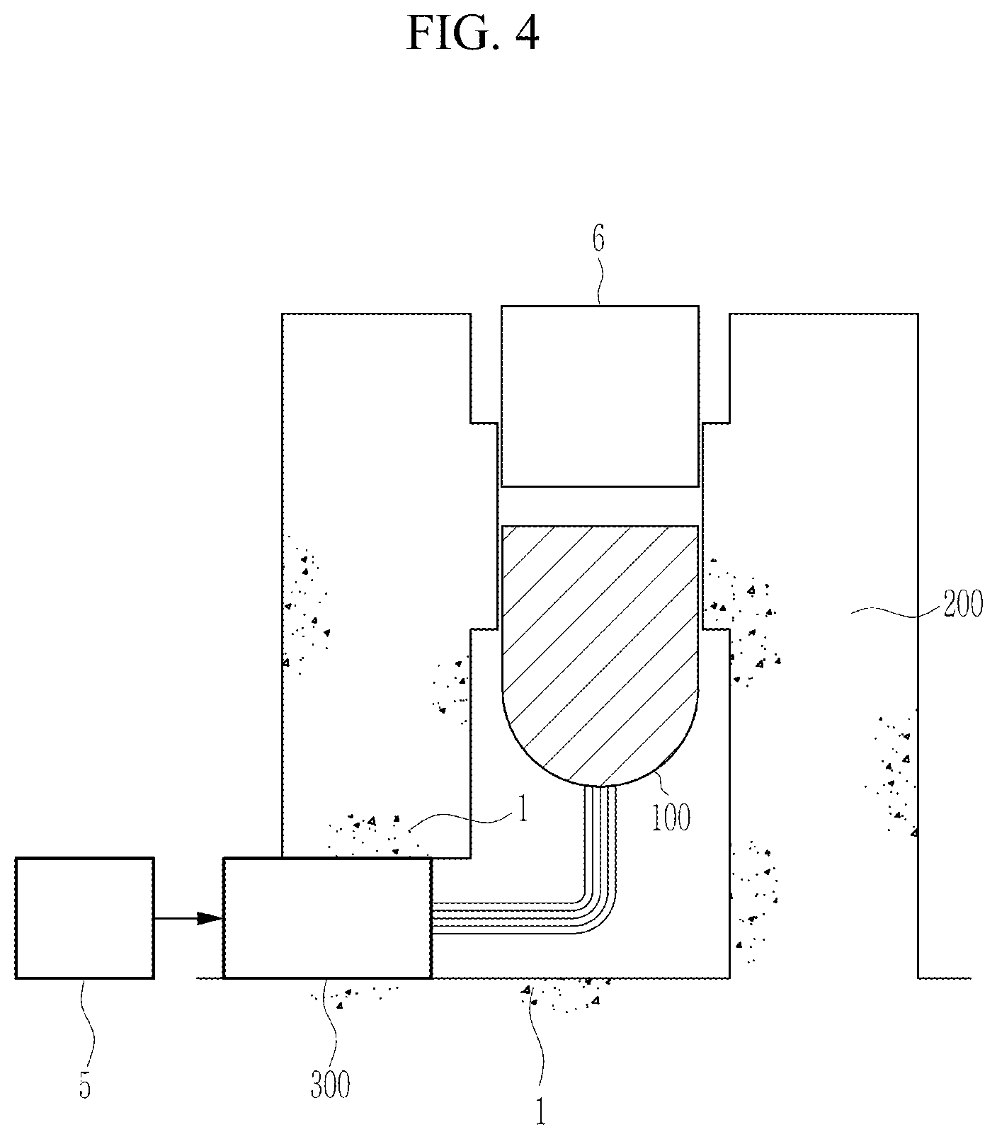 Patent US12437892 Figure 4 – Dismantling and decontamination system and method of bioprotective concrete of PWR type nuclear power plant
