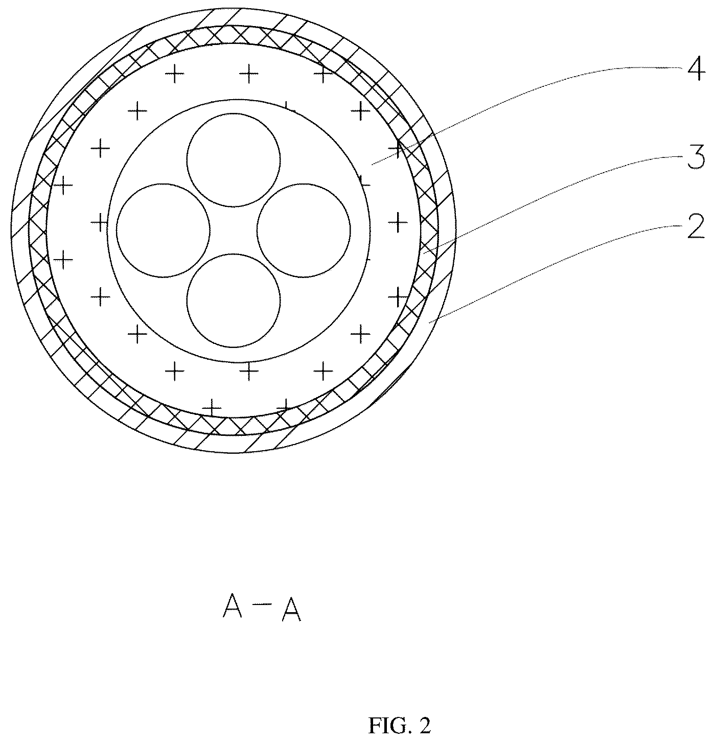 Patent US12437907 Figure 2 – Wire cable with magnetic attraction effect and preparation method thereof