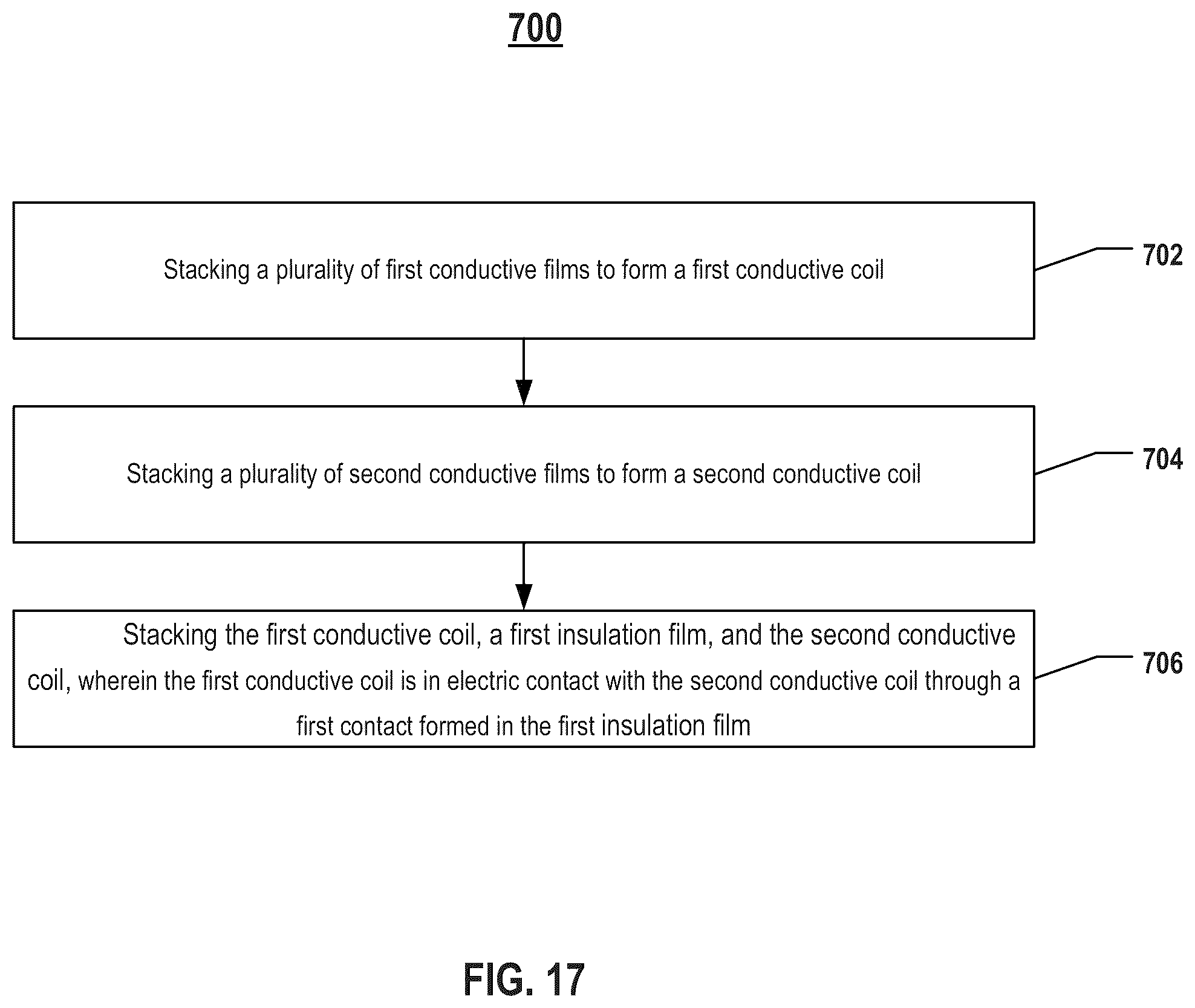 Patent US12437913 Figure 17 – Coil inductor and method for forming the same
