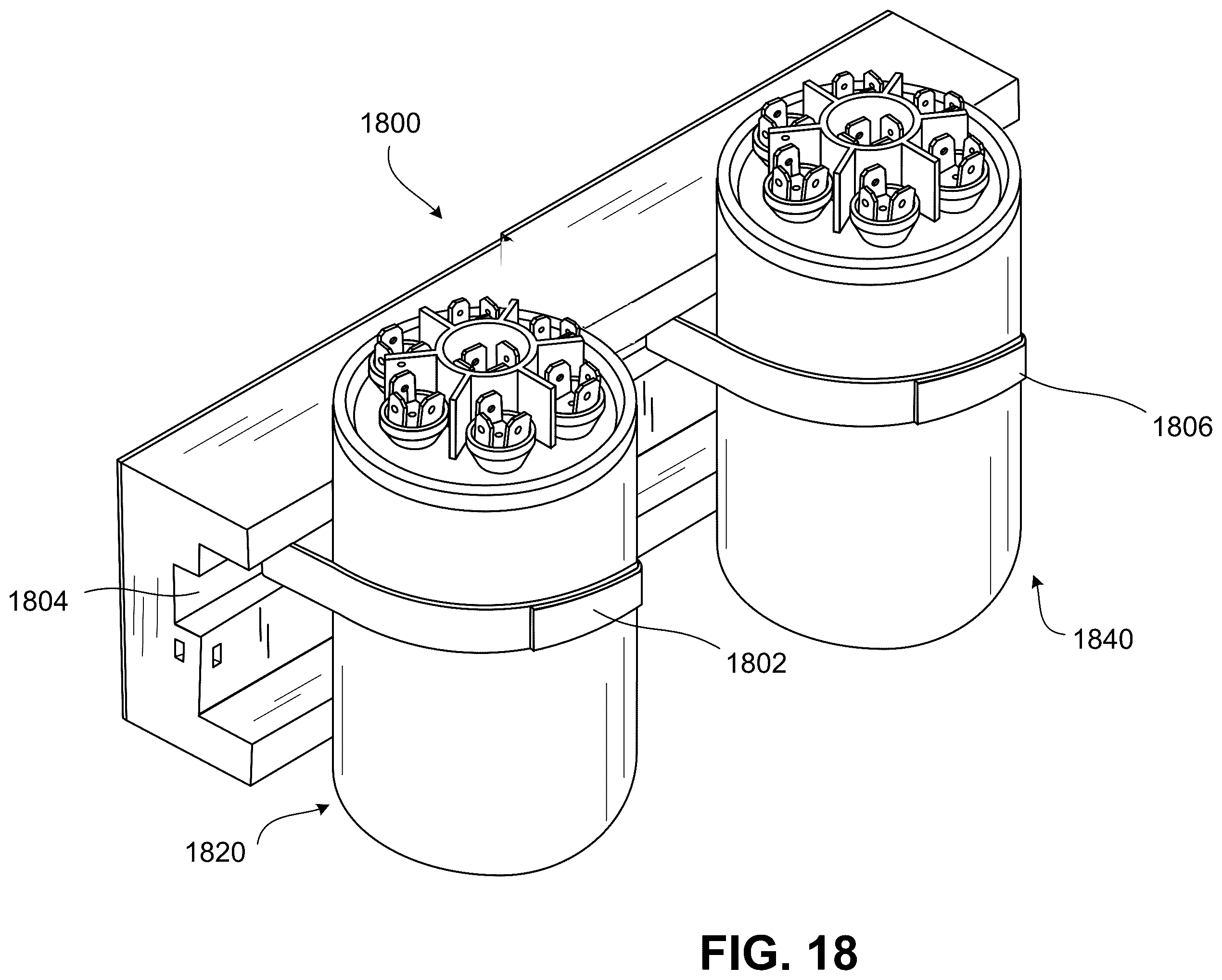 Patent US12437918 Figure 14 – Capacitor mount