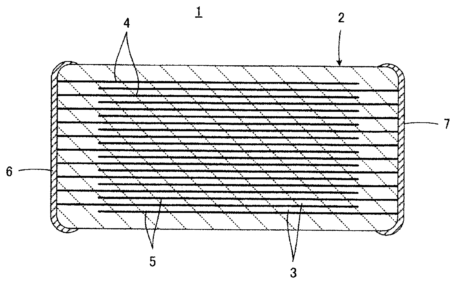 Patent US12437919 Figure 1 – Multilayer ceramic capacitor