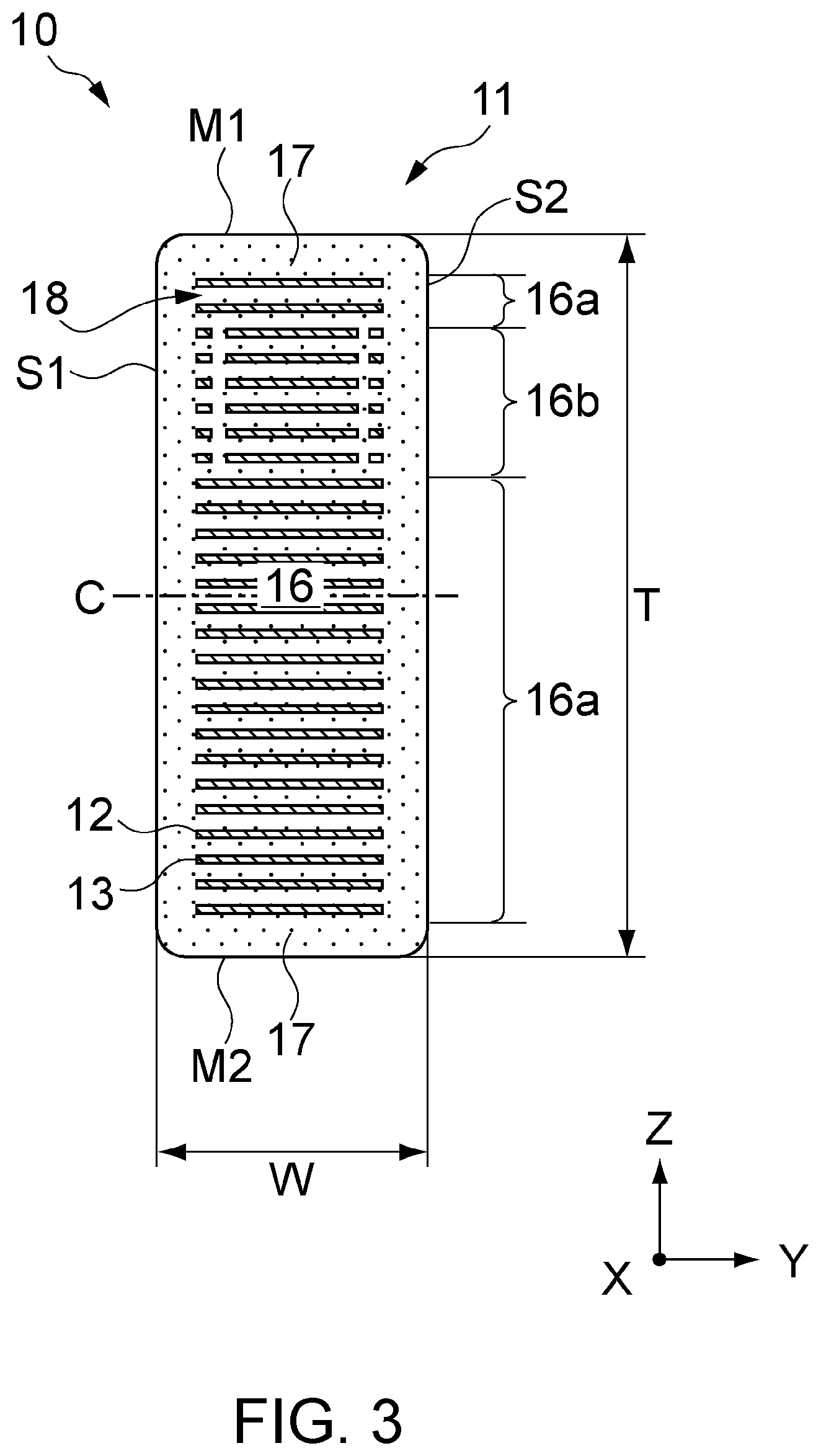 Patent US12437920 Figure 3 – Multilayer ceramic capacitor