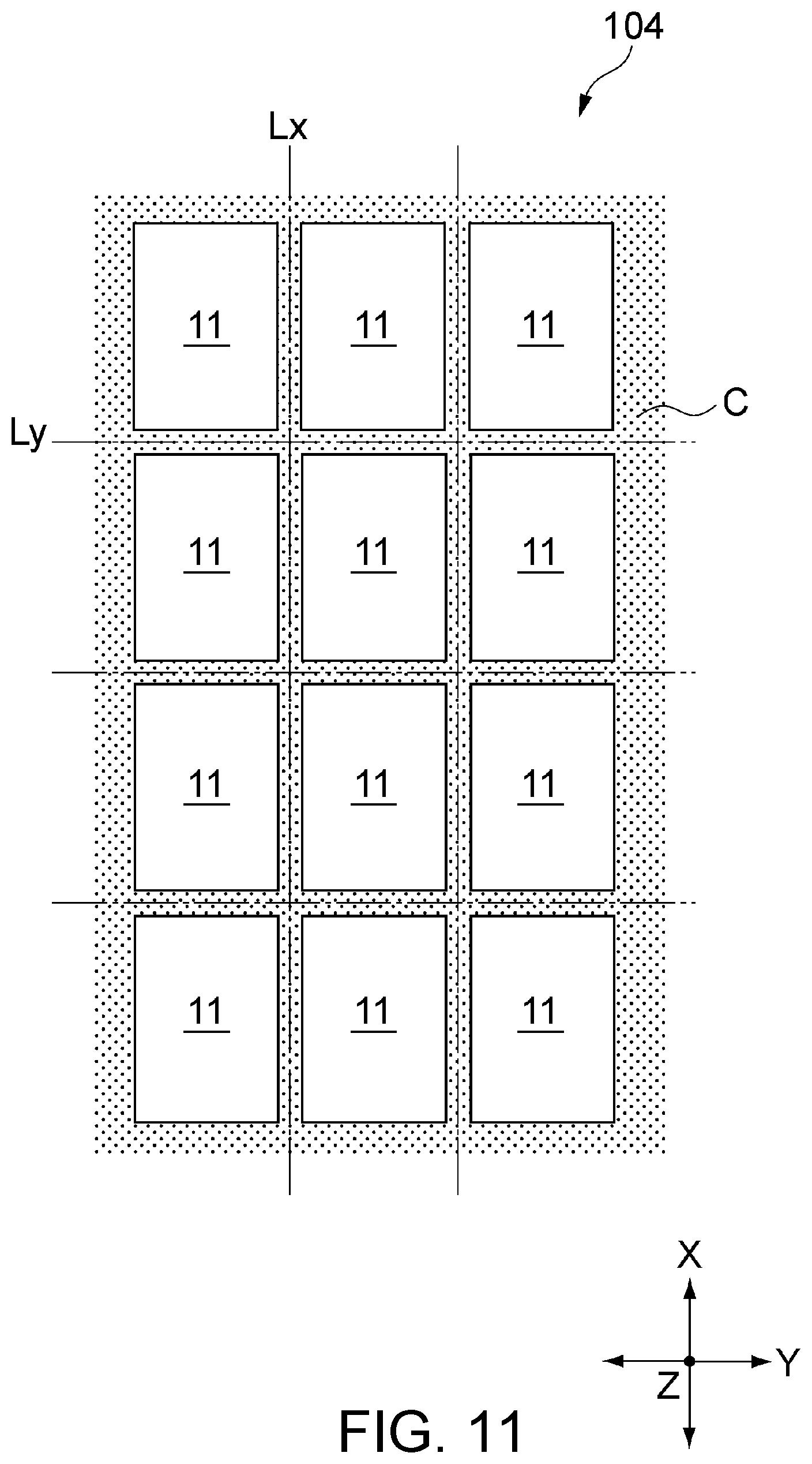 Patent US12437920 Figure 11 – Multilayer ceramic capacitor