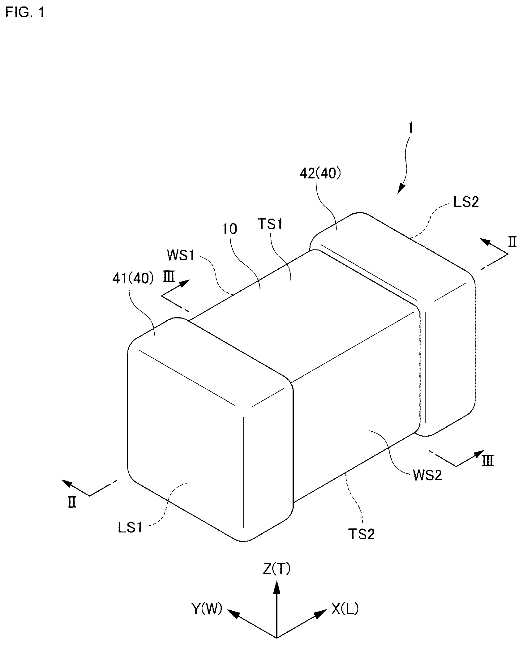 Patent US12437921 Figure 1 – Multilayer ceramic capacitor