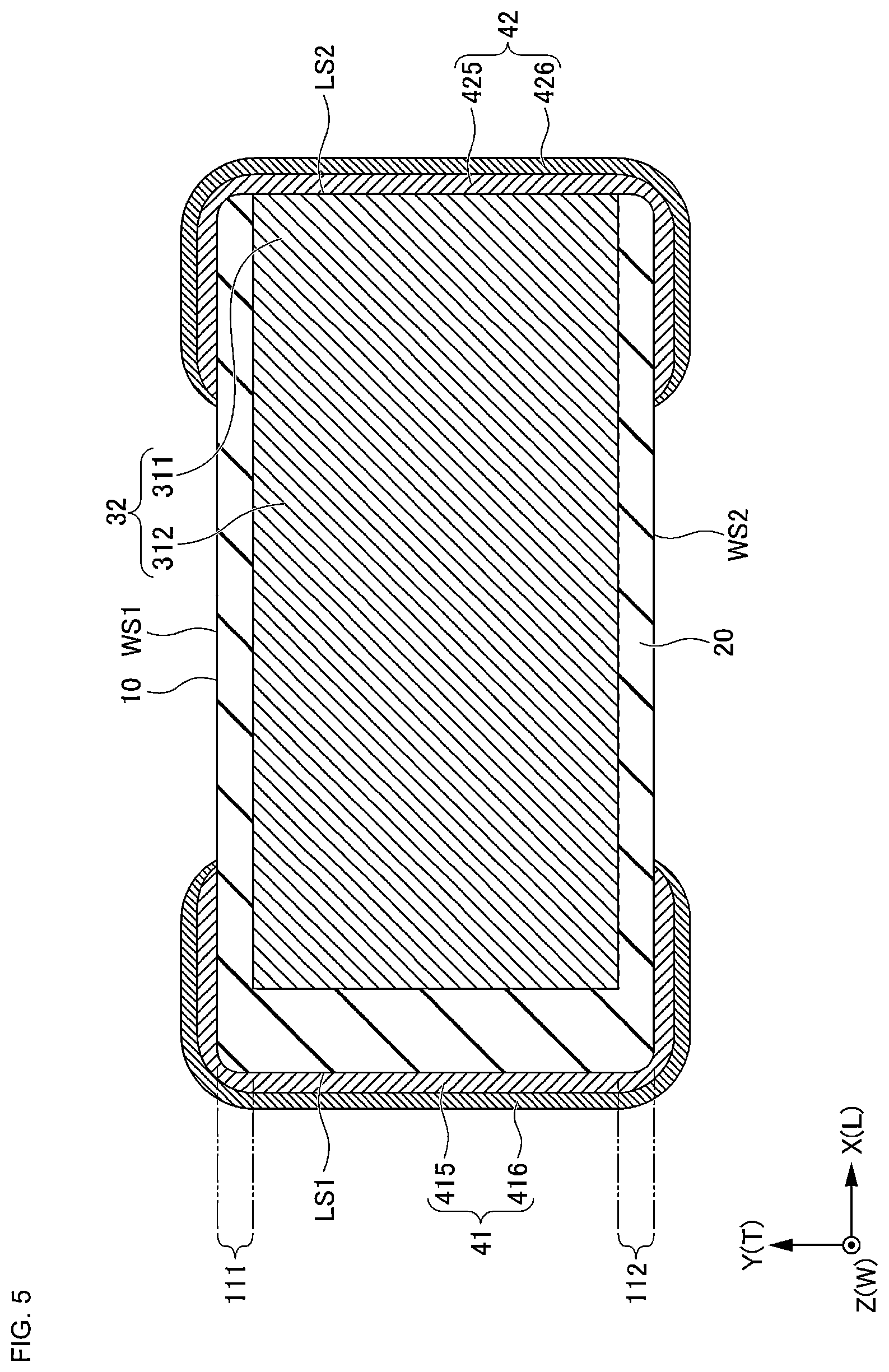 Patent US12437921 Figure 5 – Multilayer ceramic capacitor
