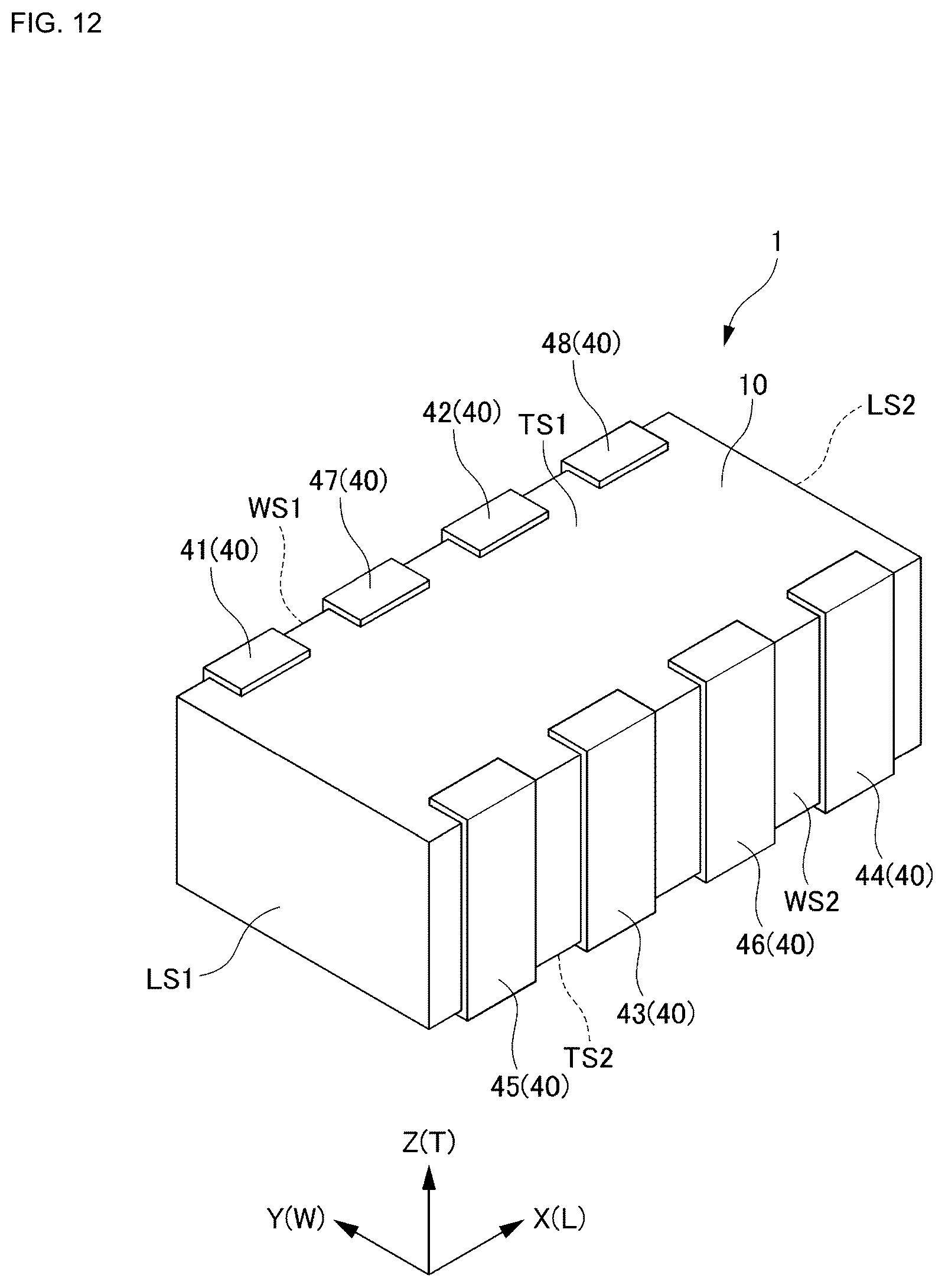 Patent US12437921 Figure 14 – Multilayer ceramic capacitor