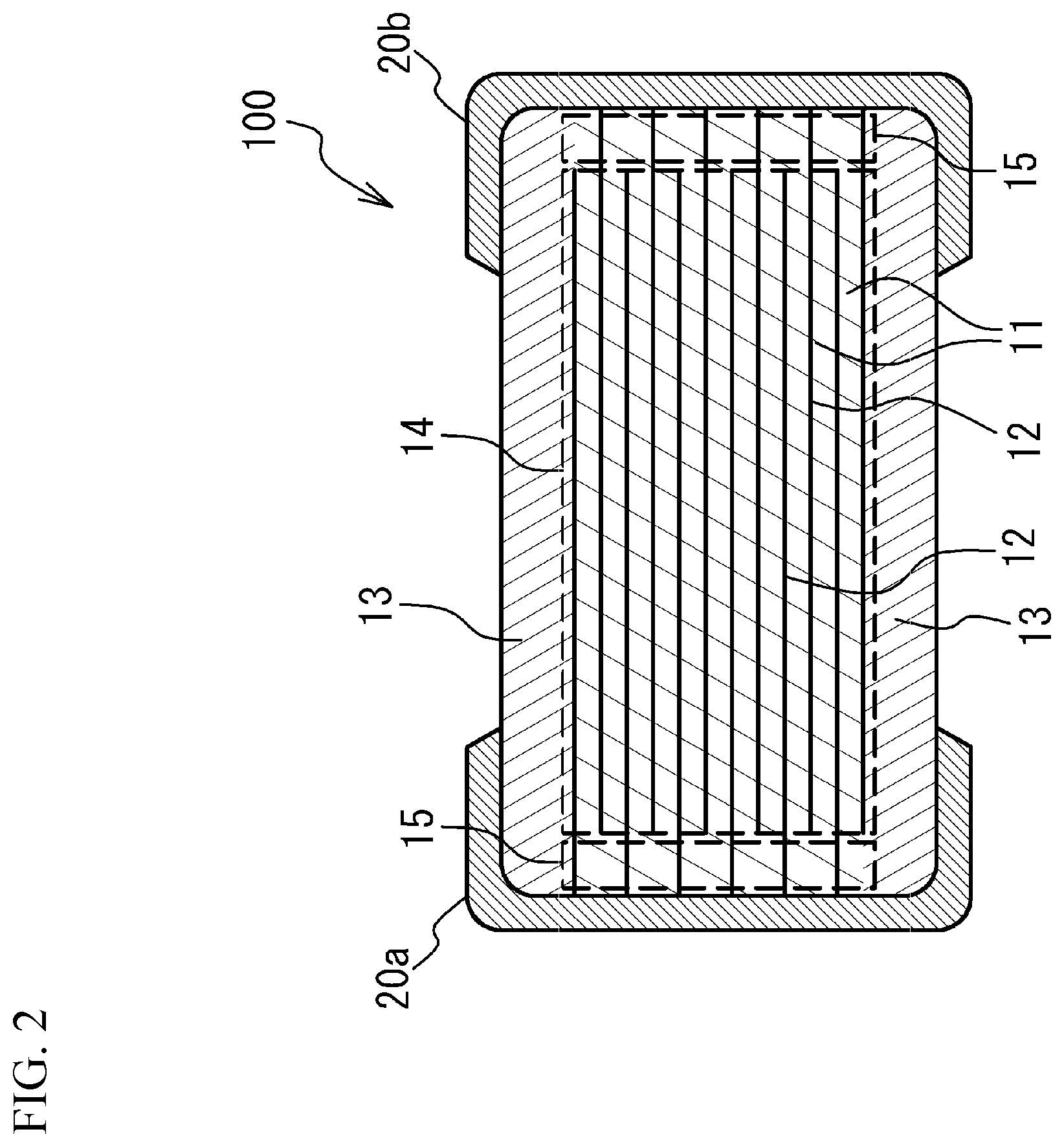 Patent US12437923 Figure 2 – Multilayer ceramic electronic device with zirconium