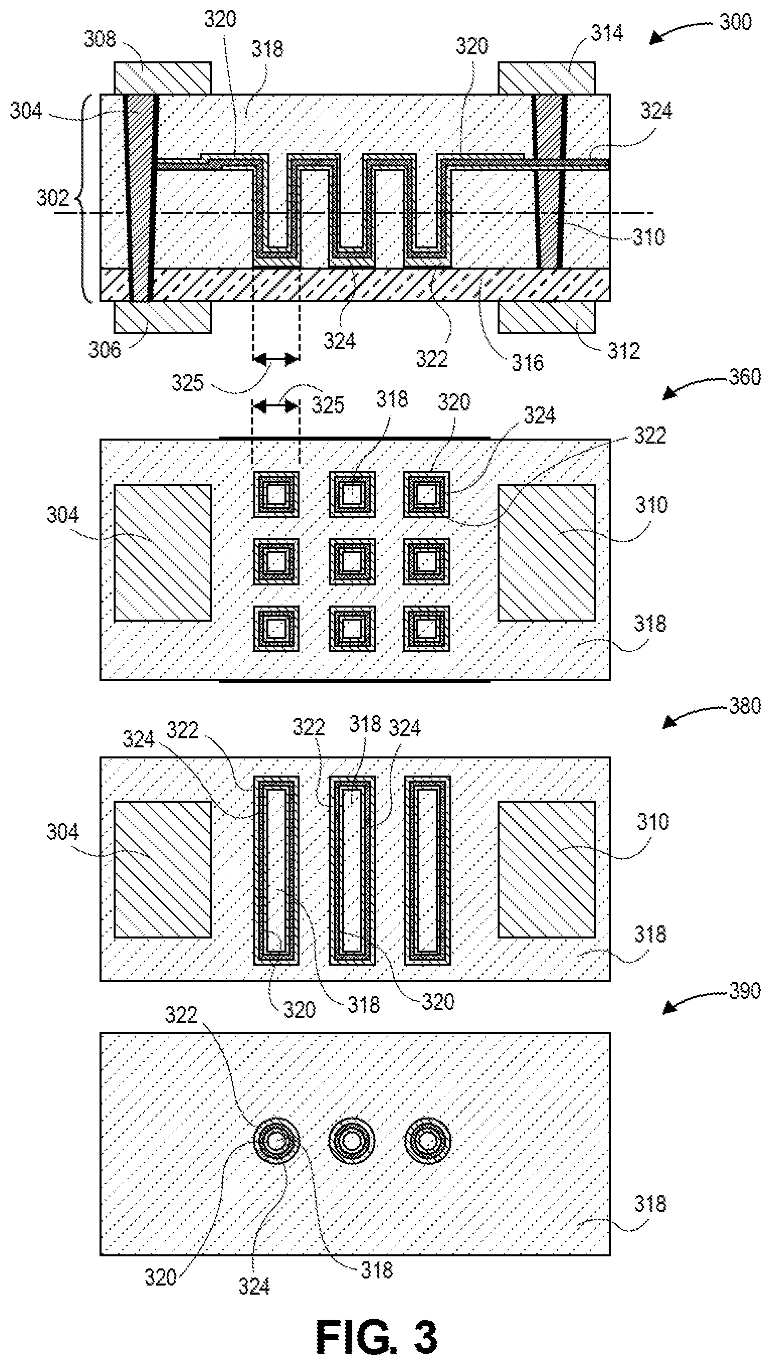 Patent US12437929 Figure 4 – Capacitor with an electrically conductive layer coupled with a metal layer of the capacitor