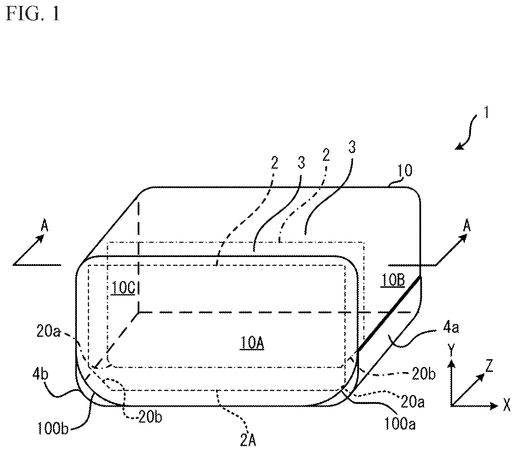 Patent US12437930 Figure 1 – Ceramic electronic component, method for manufacturing the same, and circuit board