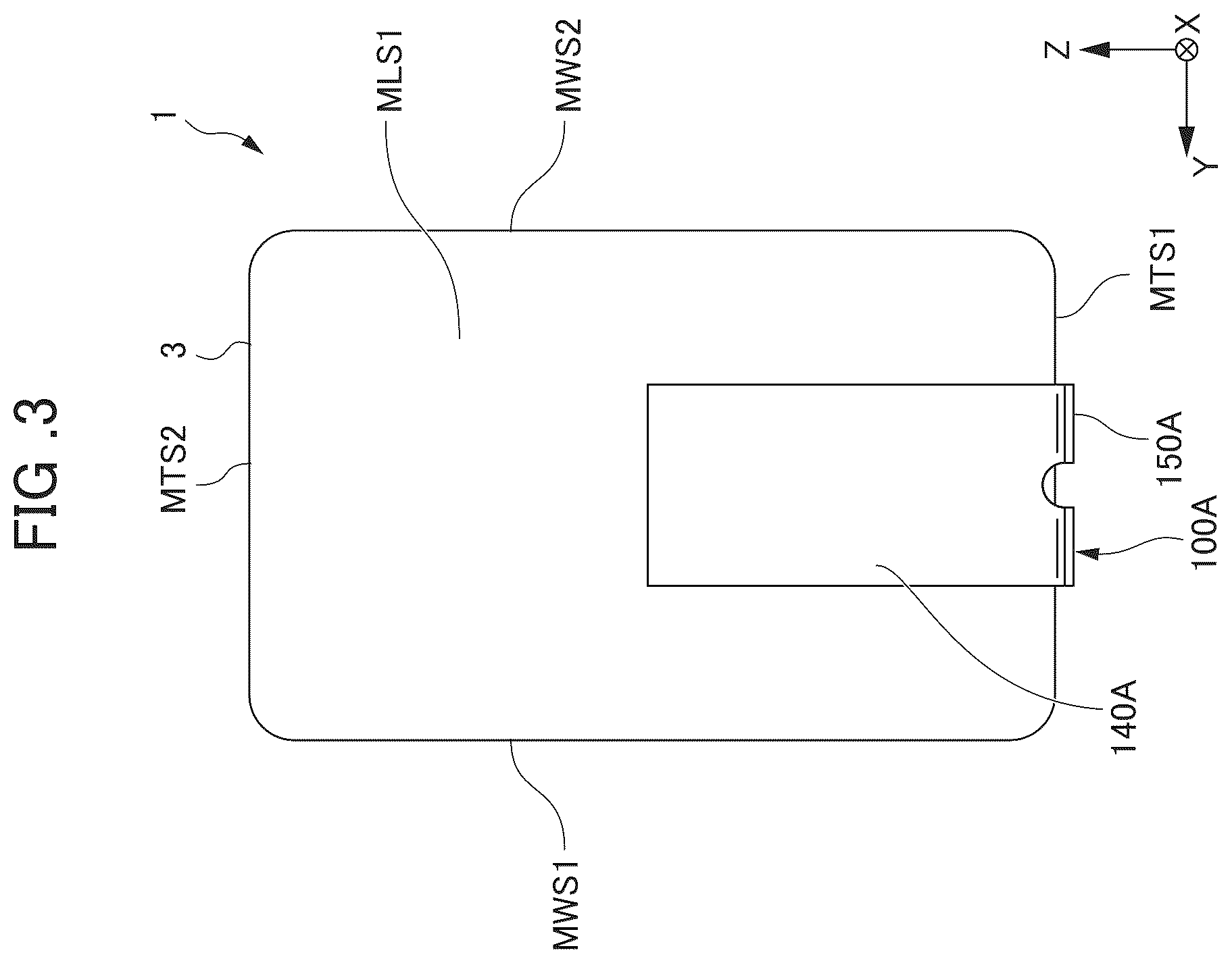 Patent US12437931 Figure 3 – Multilayer ceramic electronic component