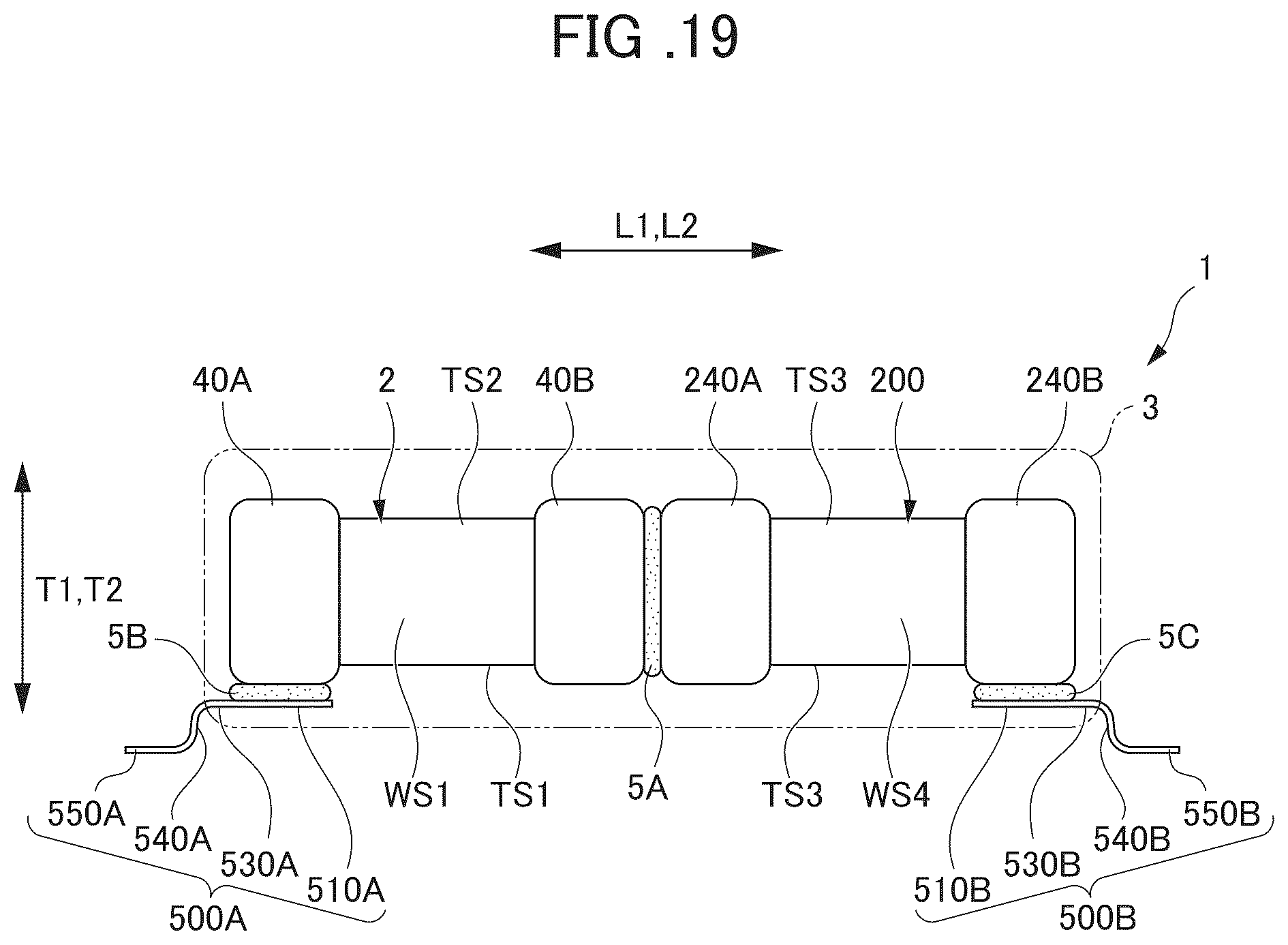 Patent US12437931 Figure 19 – Multilayer ceramic electronic component