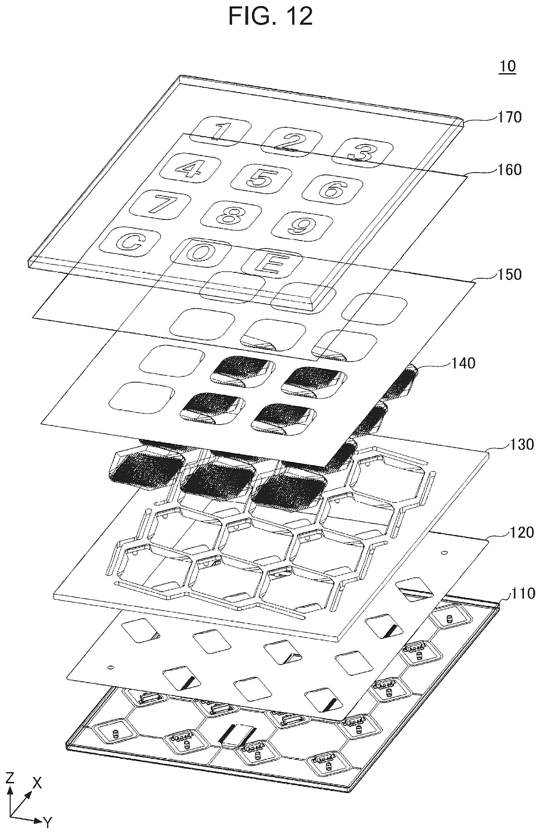 Patent US12437940 Figure 11 – Input device